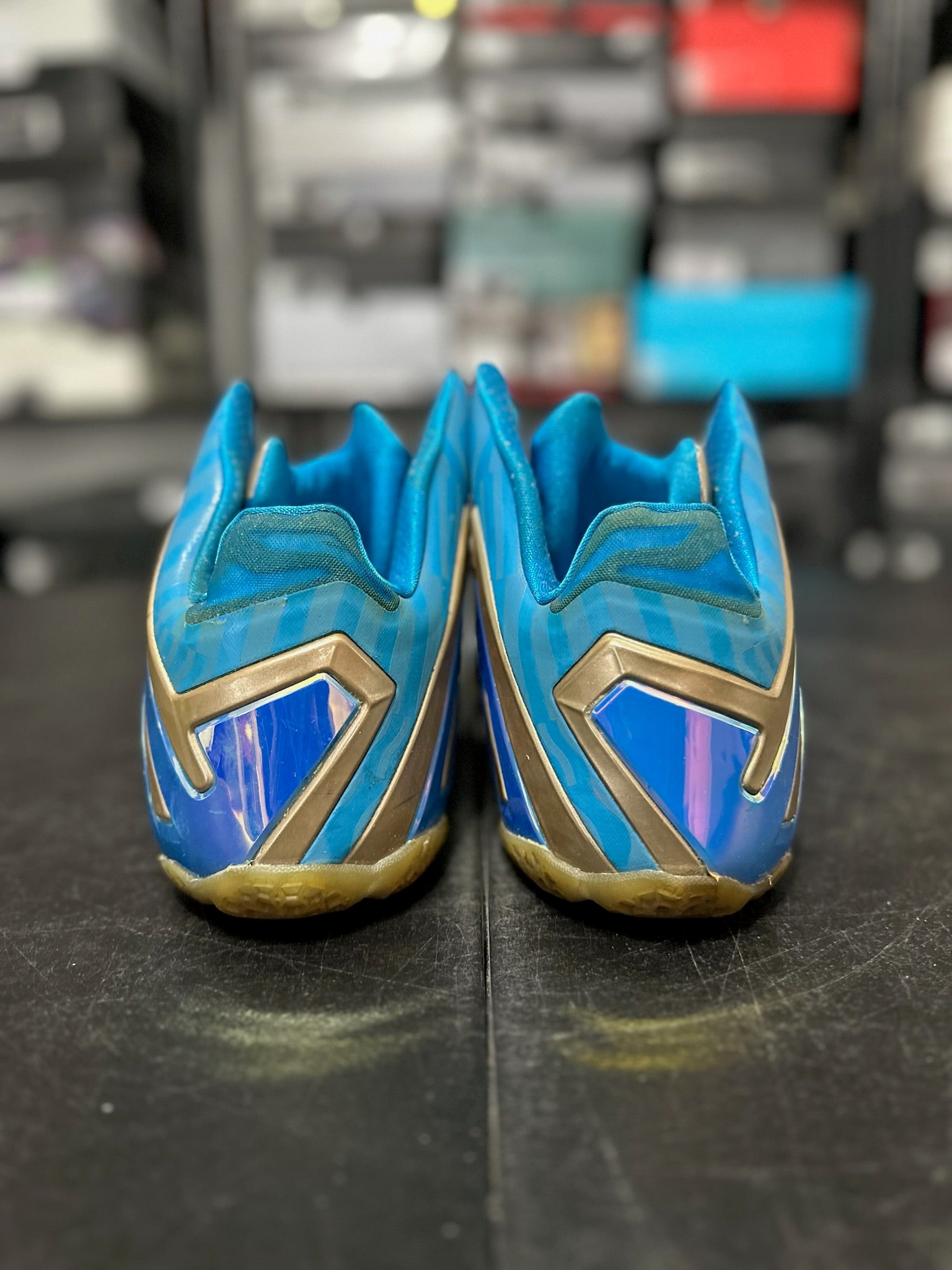 Size 12 - LeBron 11 Elite Maison 3M Blue