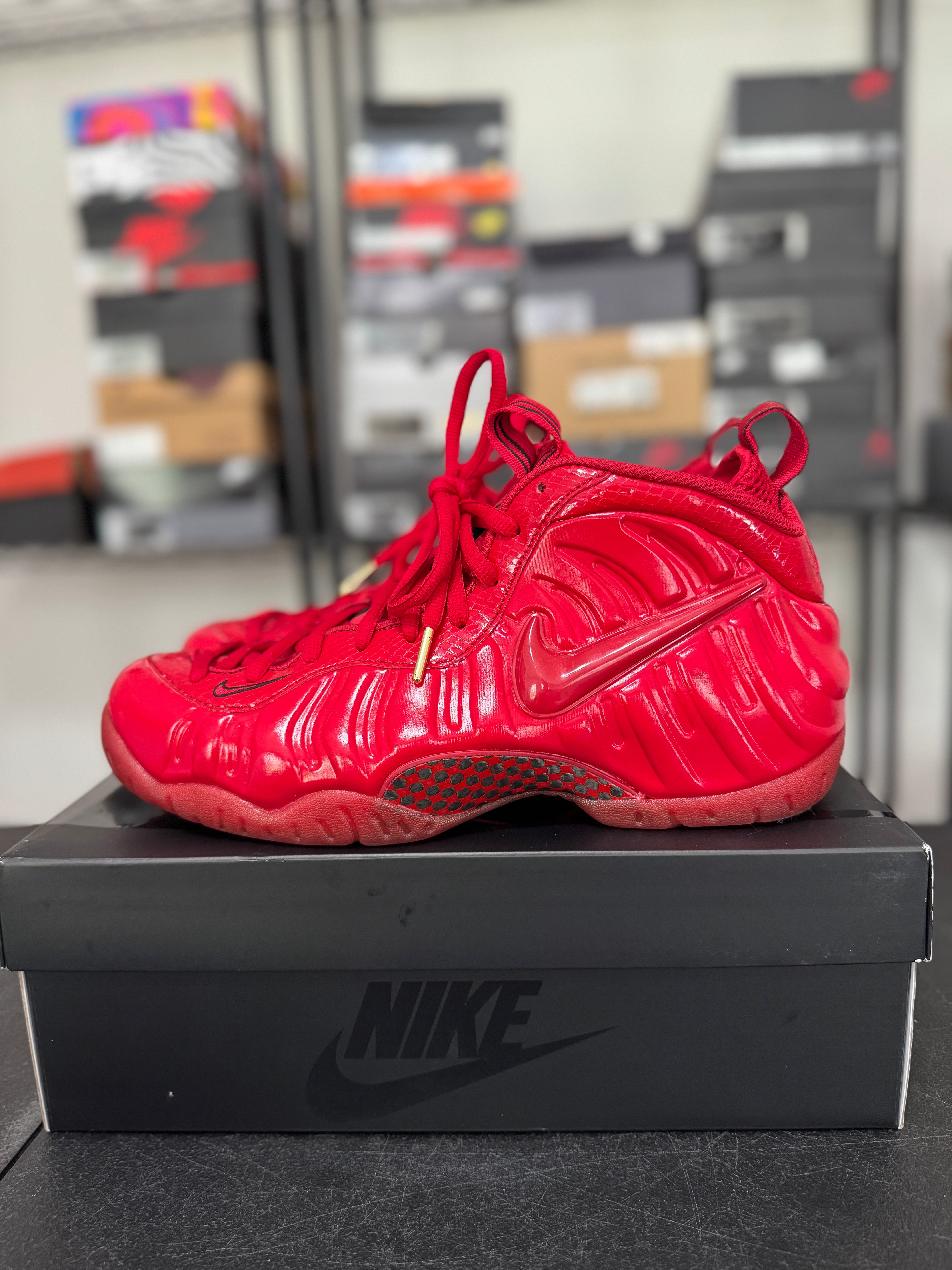 Size 11 - Foamposite pro red October