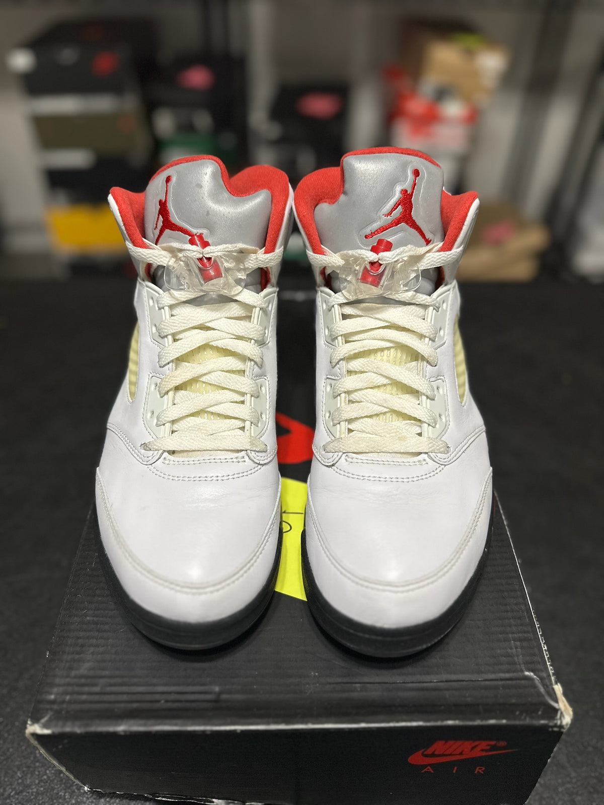 Size 10 - J5 Fire Red Silver Tongue