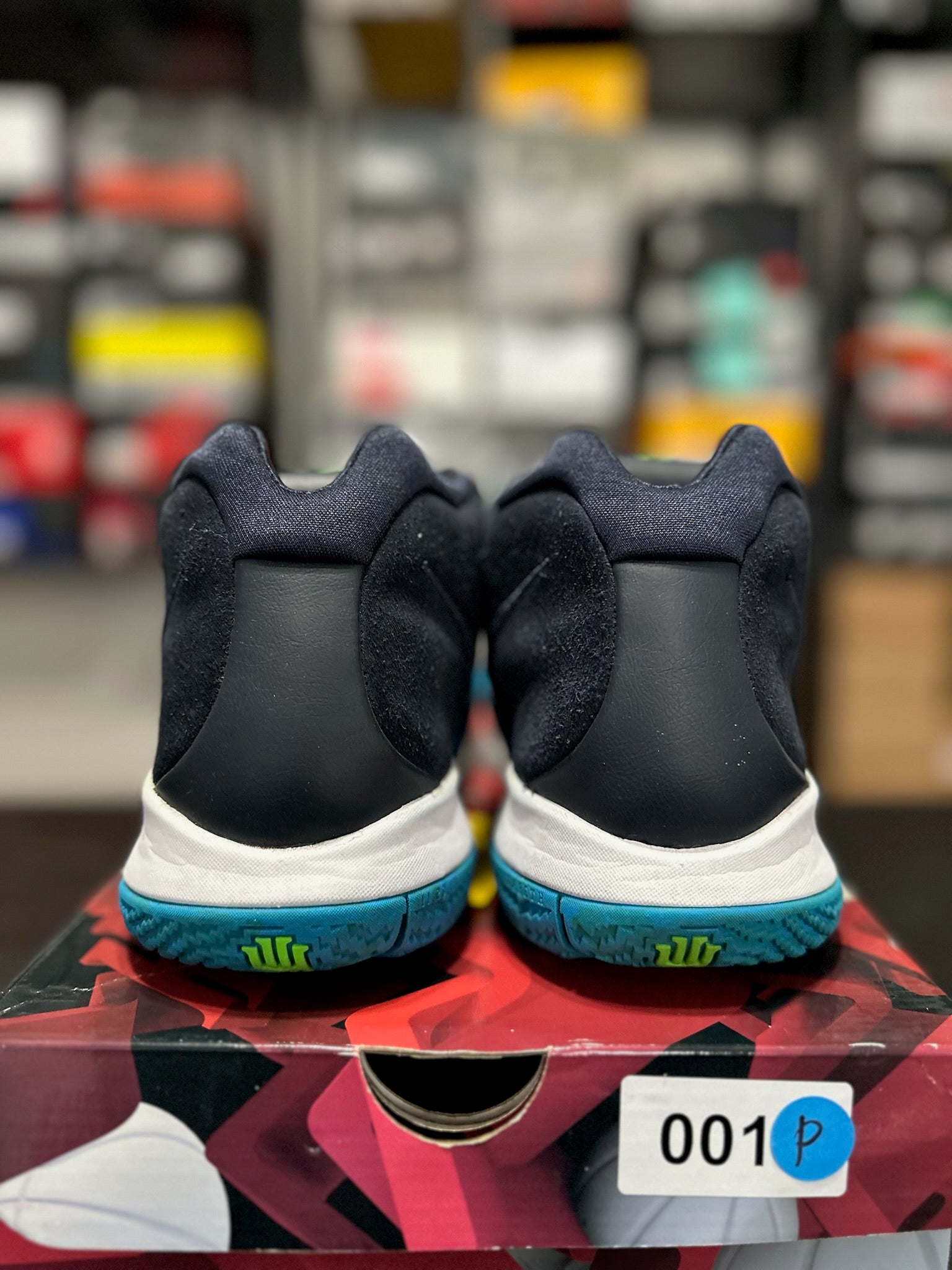 Size 11 - Kyrie 4 Dark Obsidian Think Twice