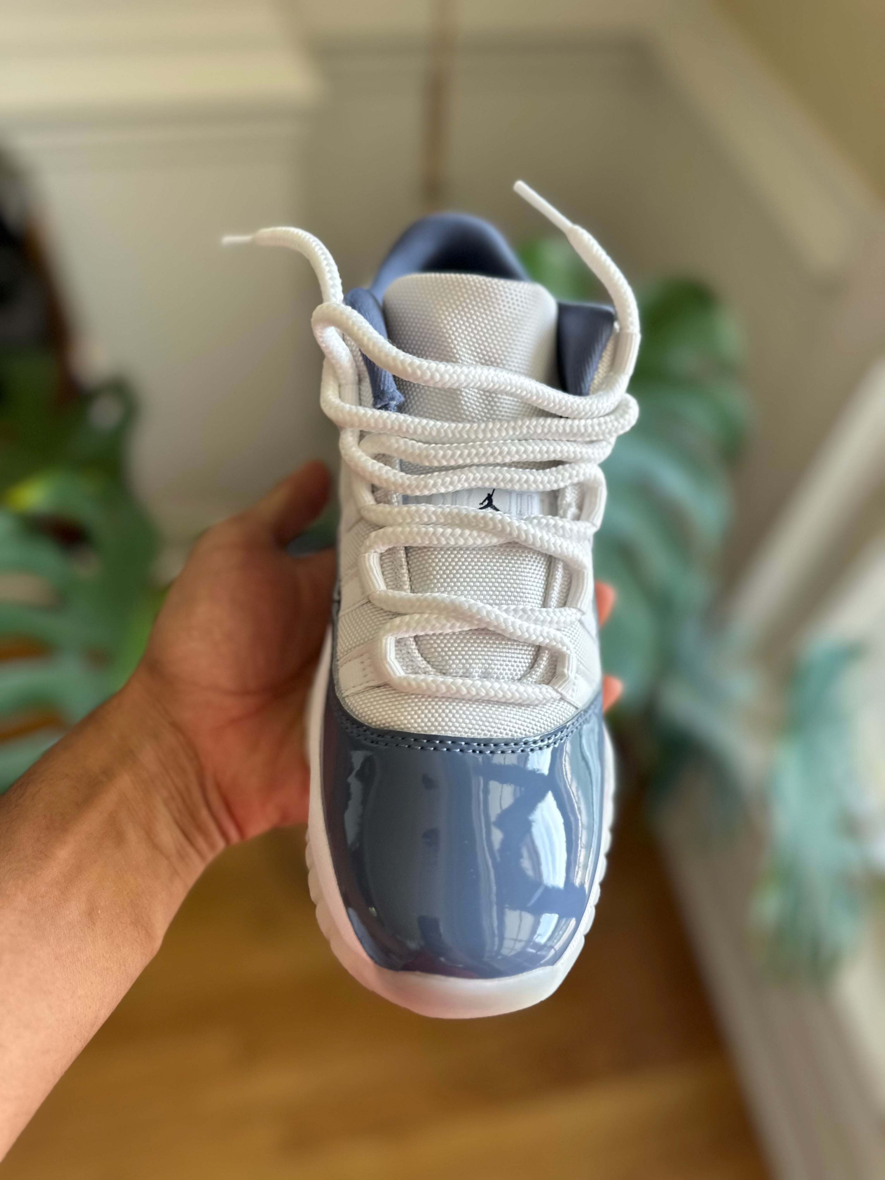 Size 7y - J11 low diffused blue