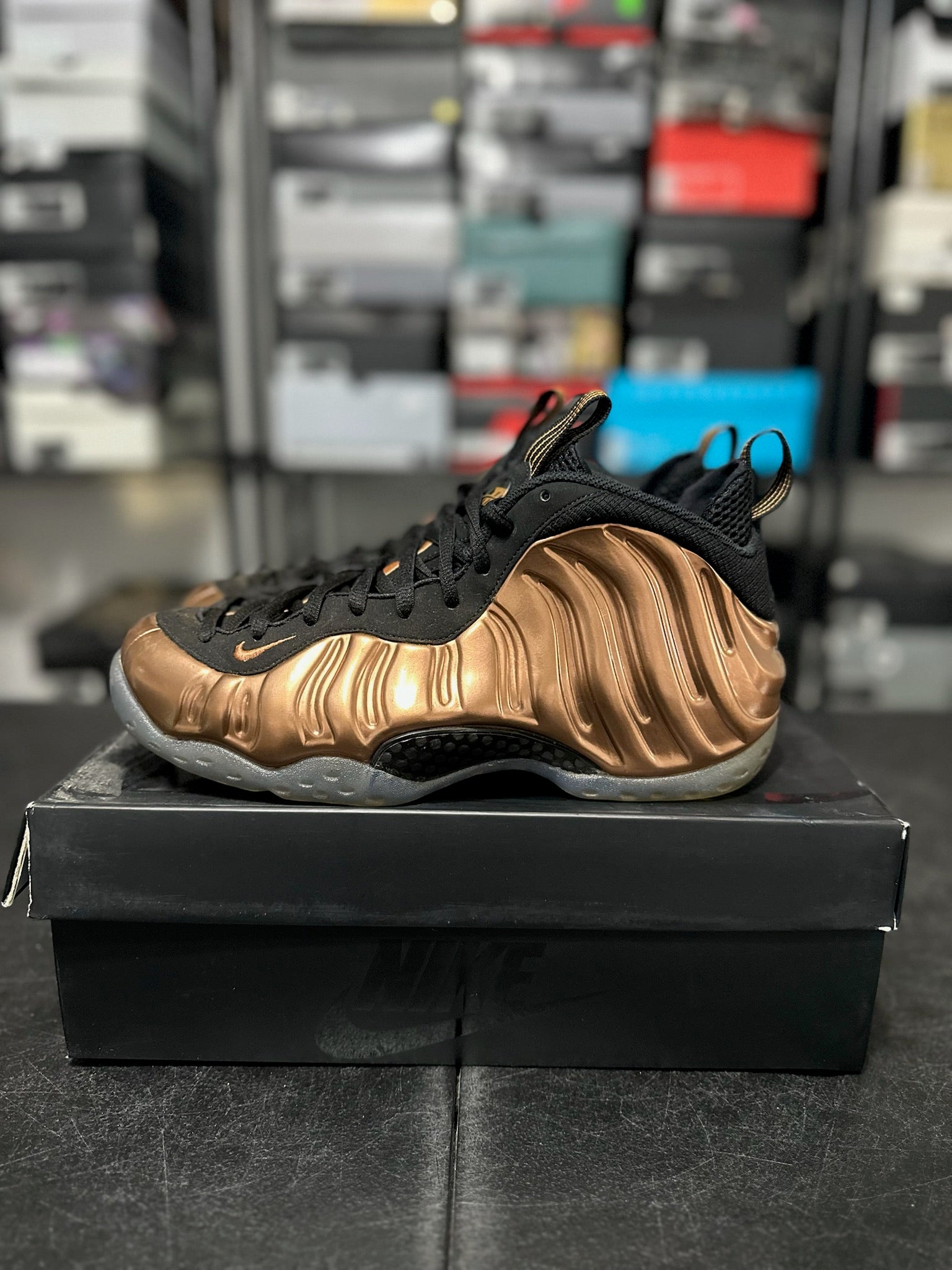 Size 9 - Foamposite 1 Copper