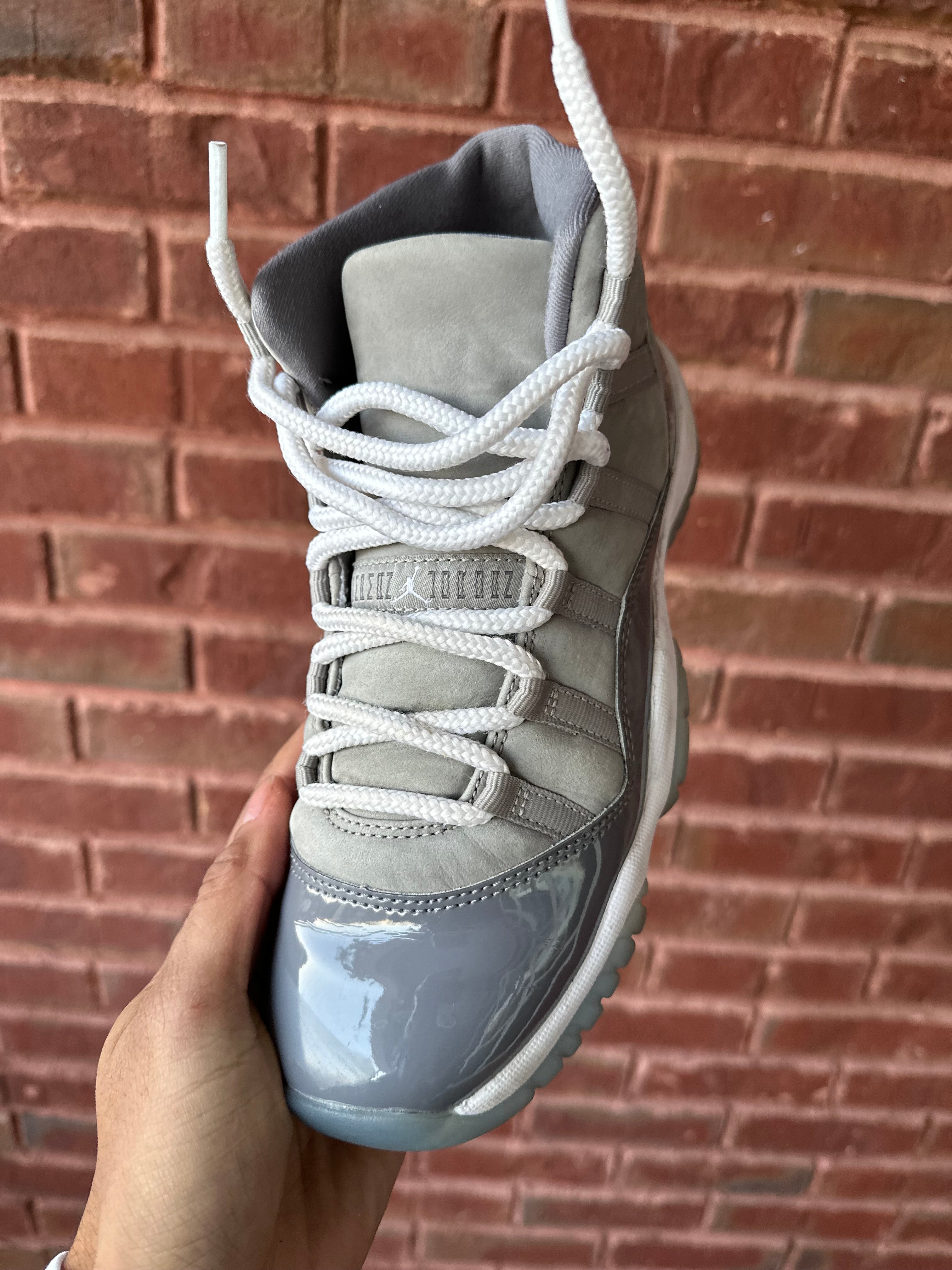 Size 6.5y - J11 high cool grey