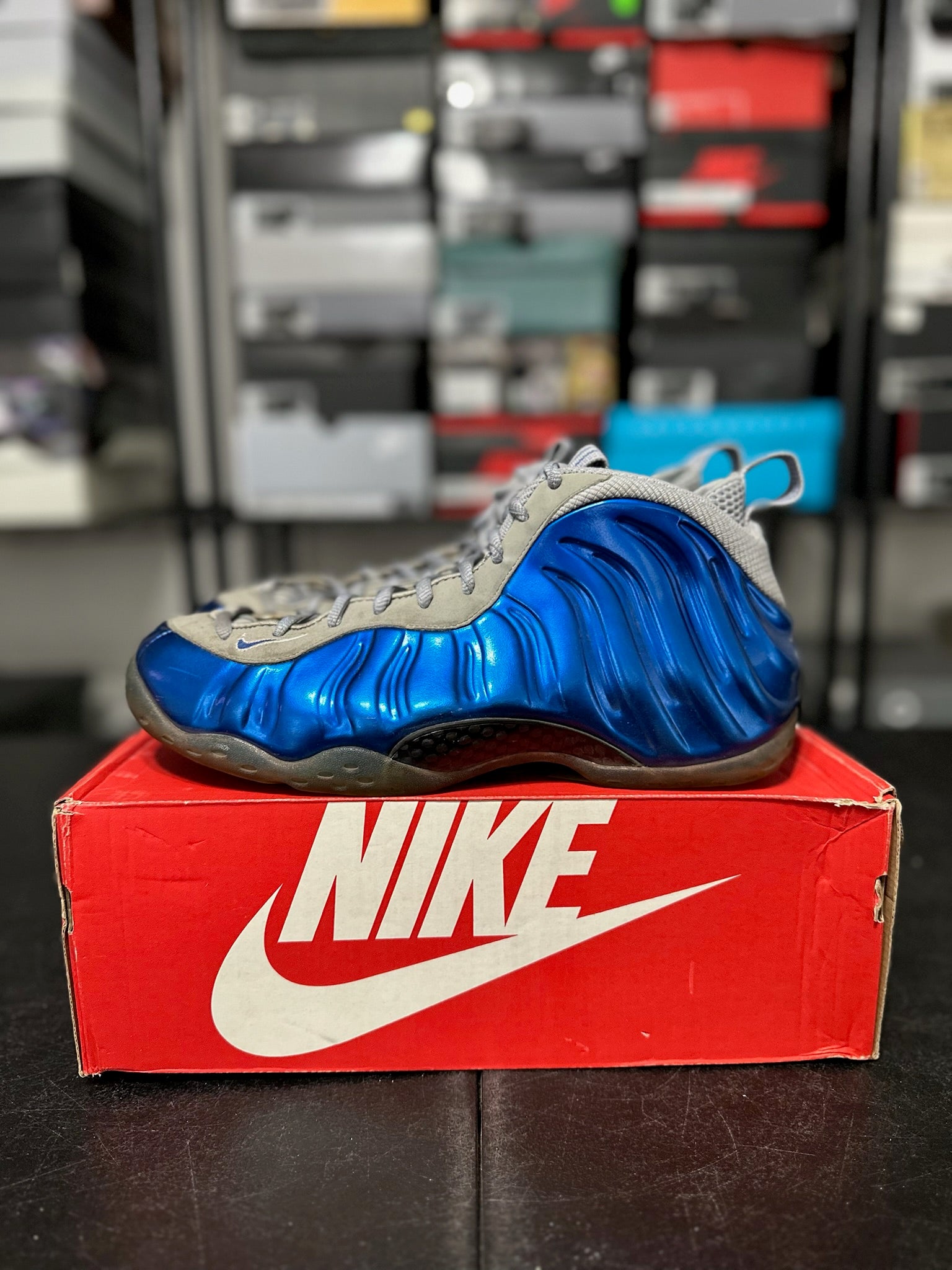 Size 10.5 - Foamposite 1 Sport Royal