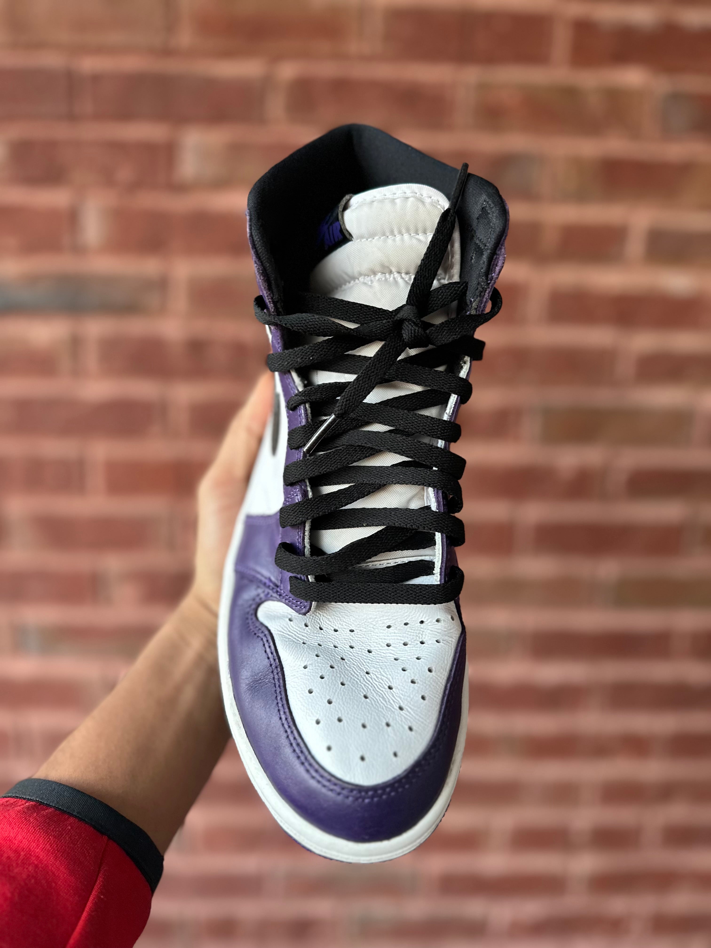 Size 10.5 - J1 court purple