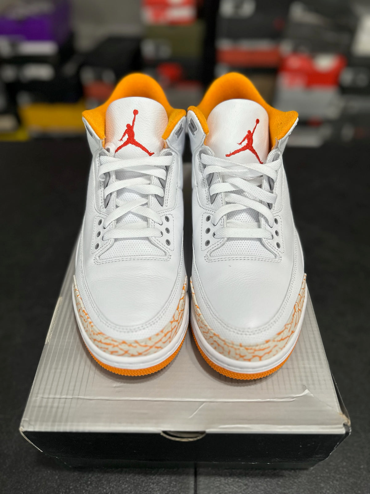 Size 9.5 - (11W) j3 orange citrus