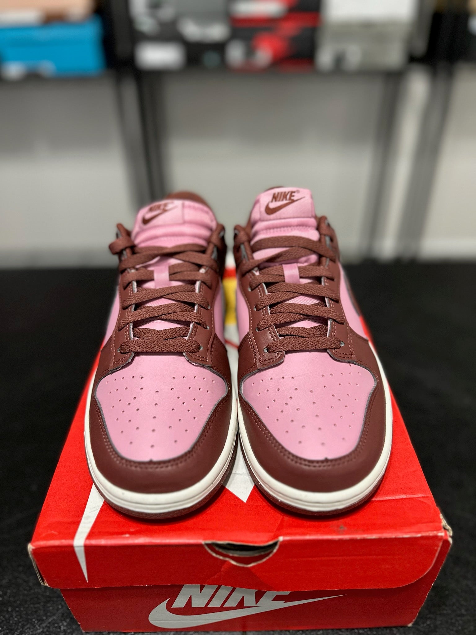 Size 9.5 - (11W) Dunk Low Next Nature Dark Pony Elemental Pink