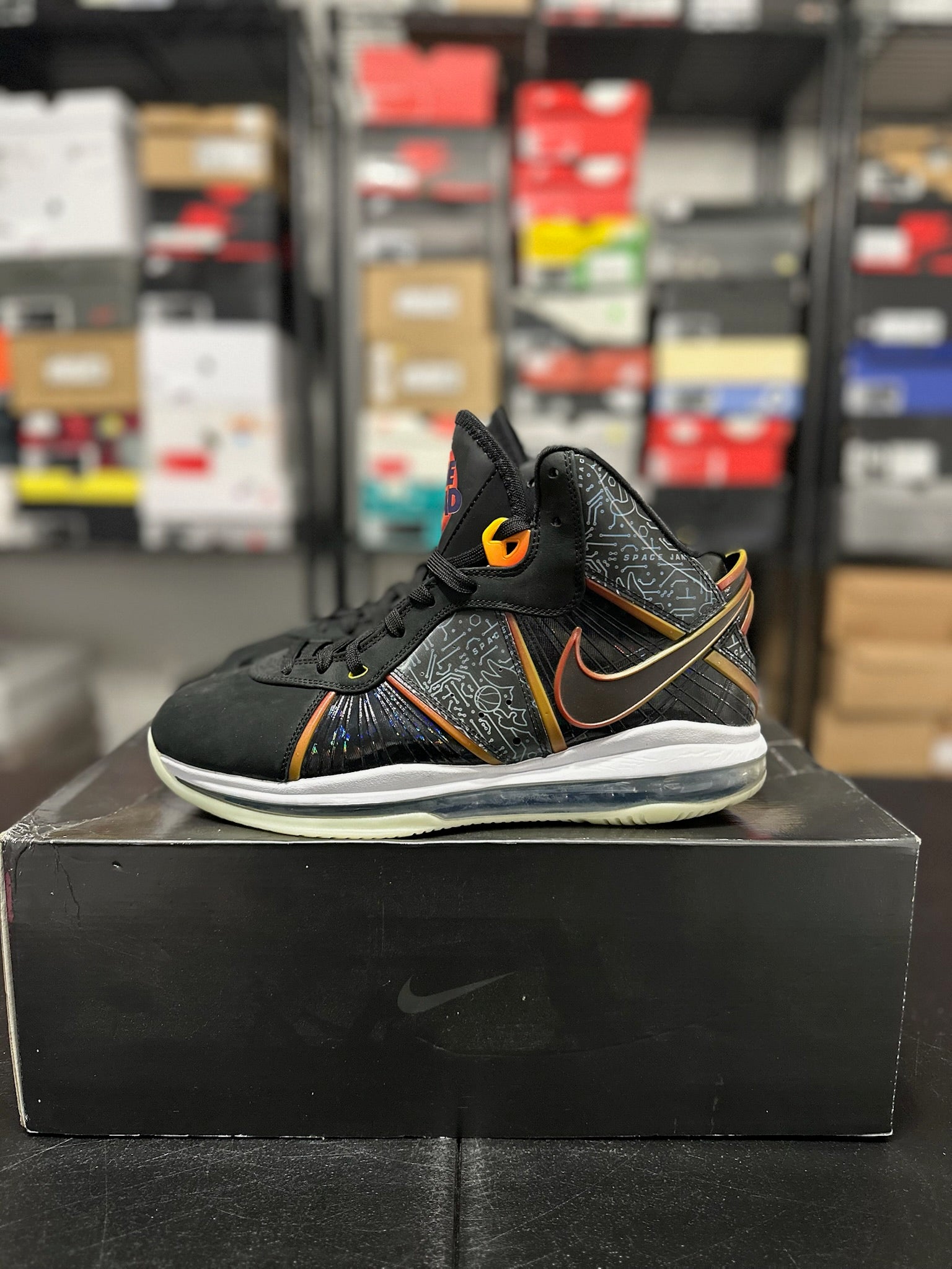 Size 10.5 - LeBron 8 Space Jam