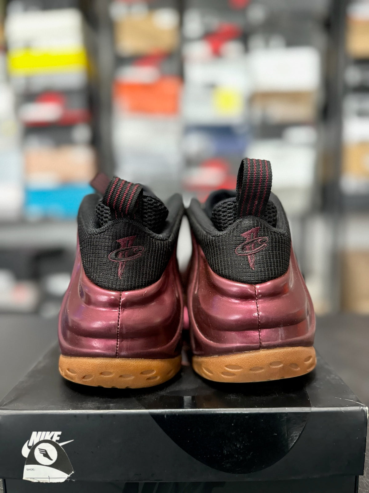 Size 12 - Foamposite 1 Maroon