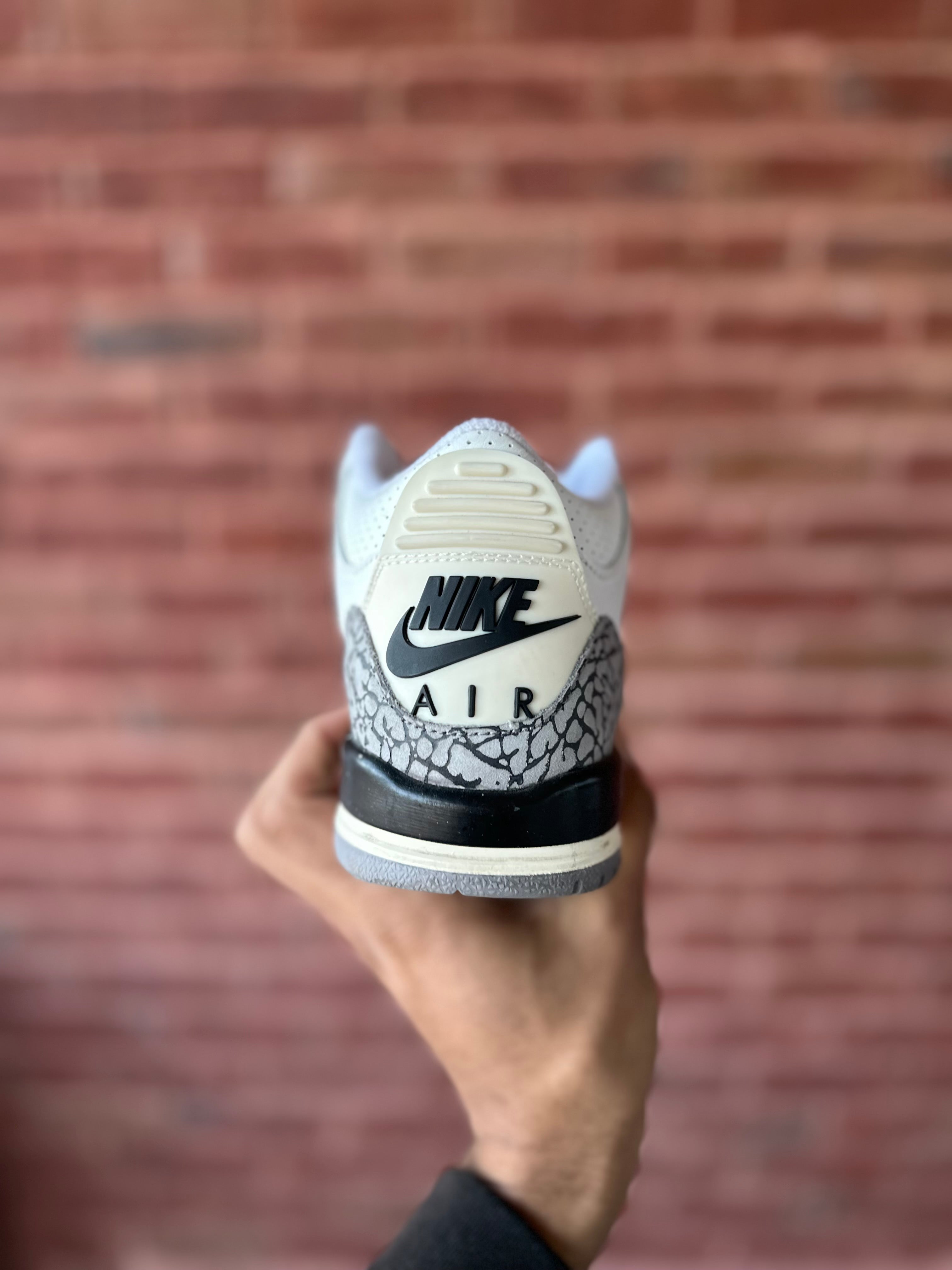 Size 4.5Y - white cement 3 reimagined gs