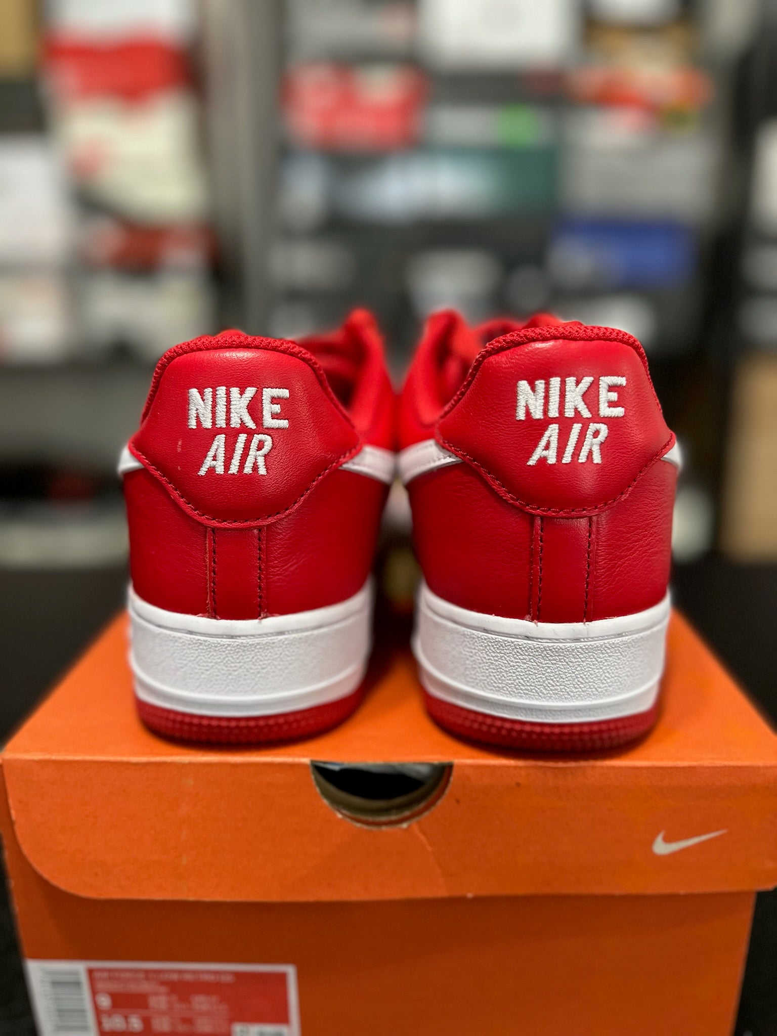 Size 9 - AF 1 Color of the Month University Red