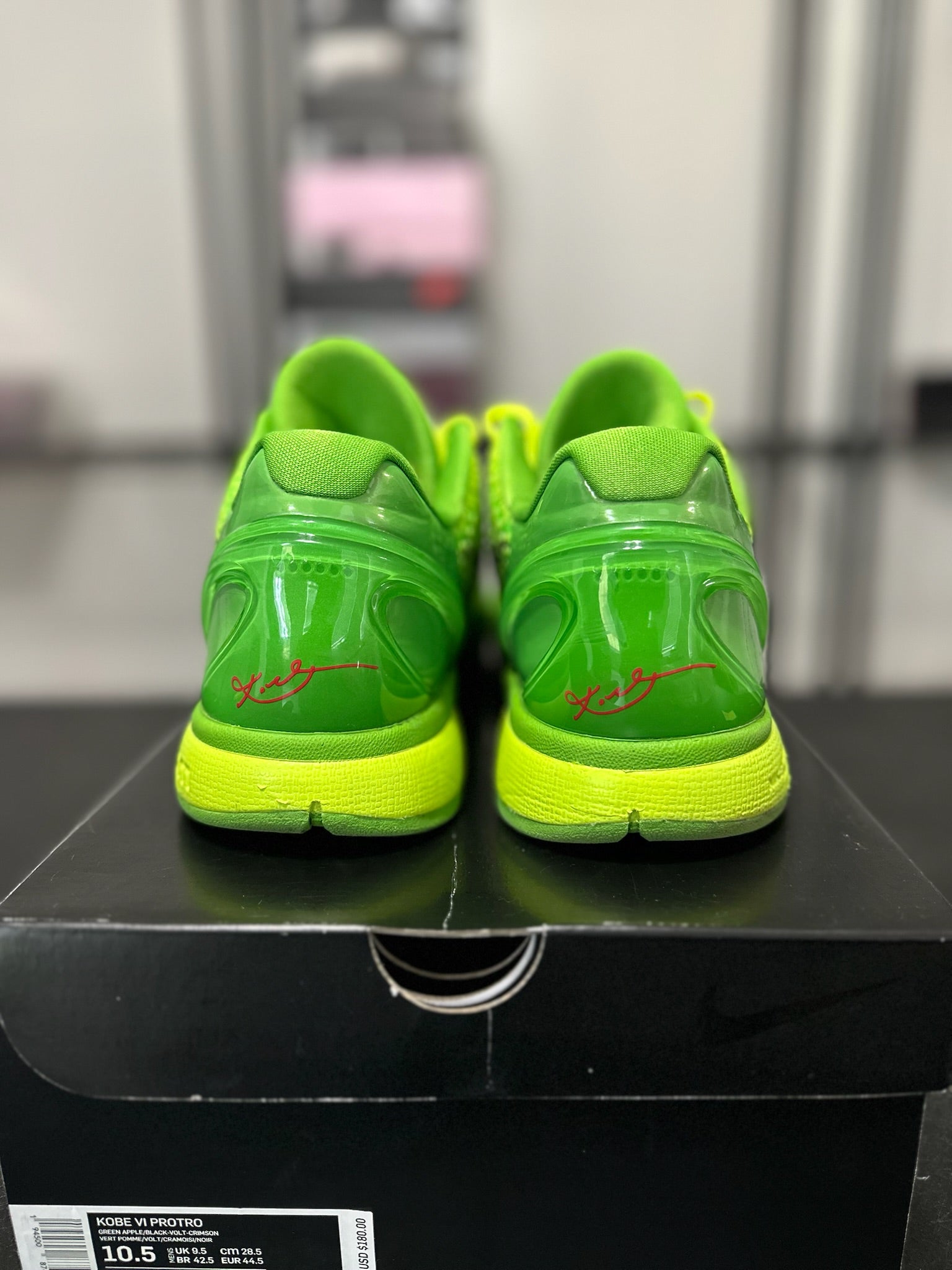 Size 10.5 - Kobe 6 Protro Grinch
