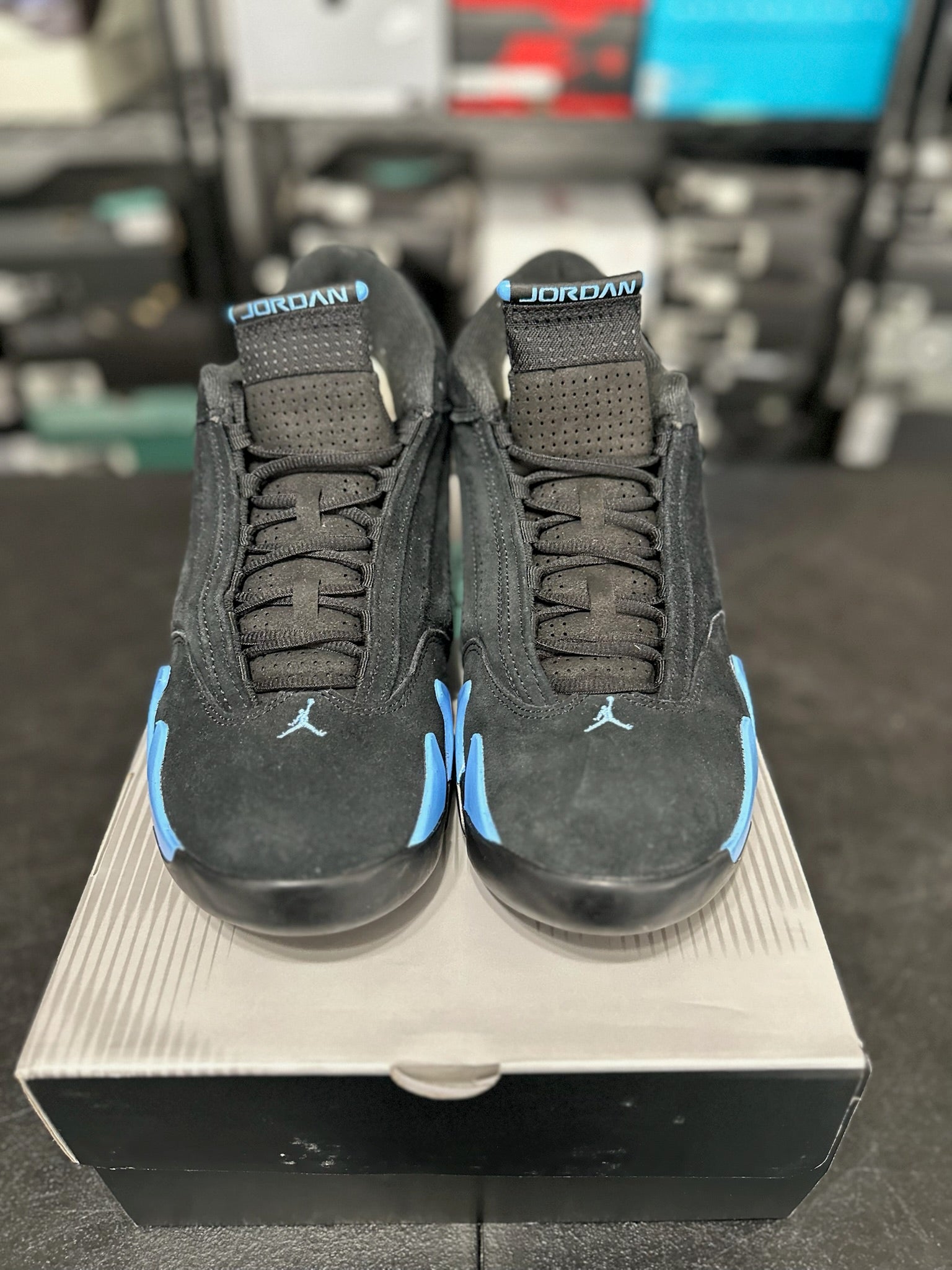 Size 11 - J14 Black University Blue