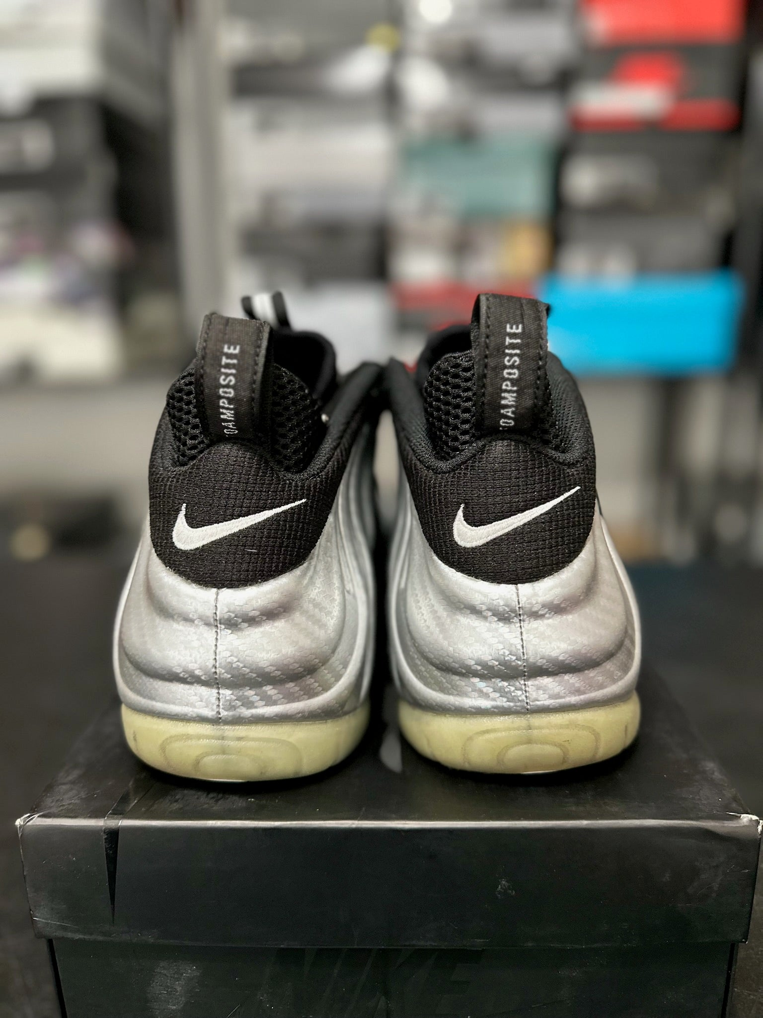 Size 13 - Foamposite Pro Silver Surfer