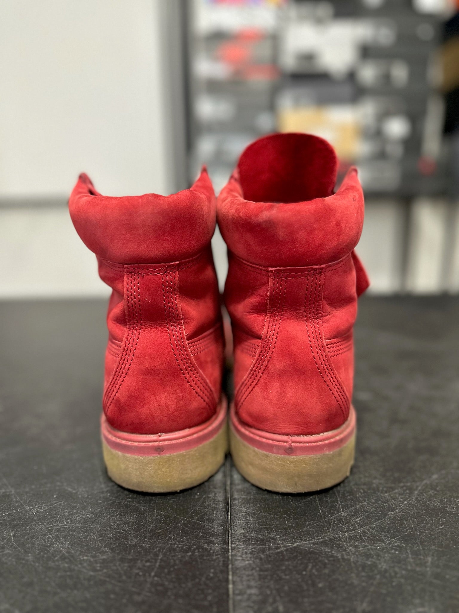 Size 11.5 - Timberland 6” Boot Red Nubuck