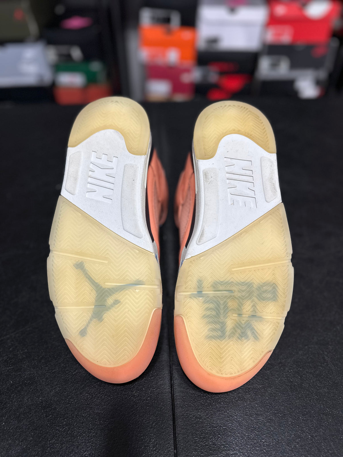 Size 10.5 - J5 DJ Khaled crimson bliss
