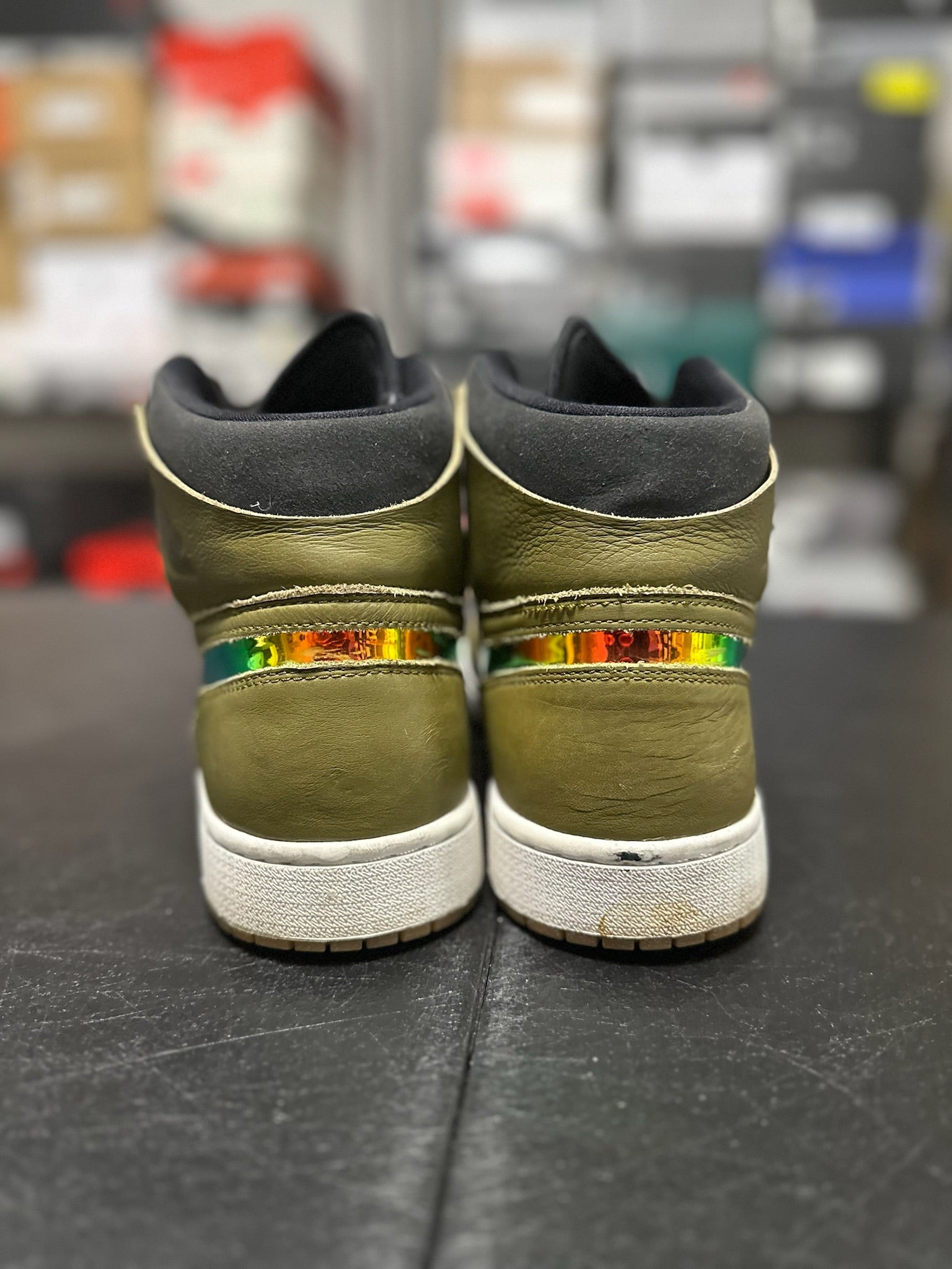 Size 12 - J1 High Nouveau Militia Green