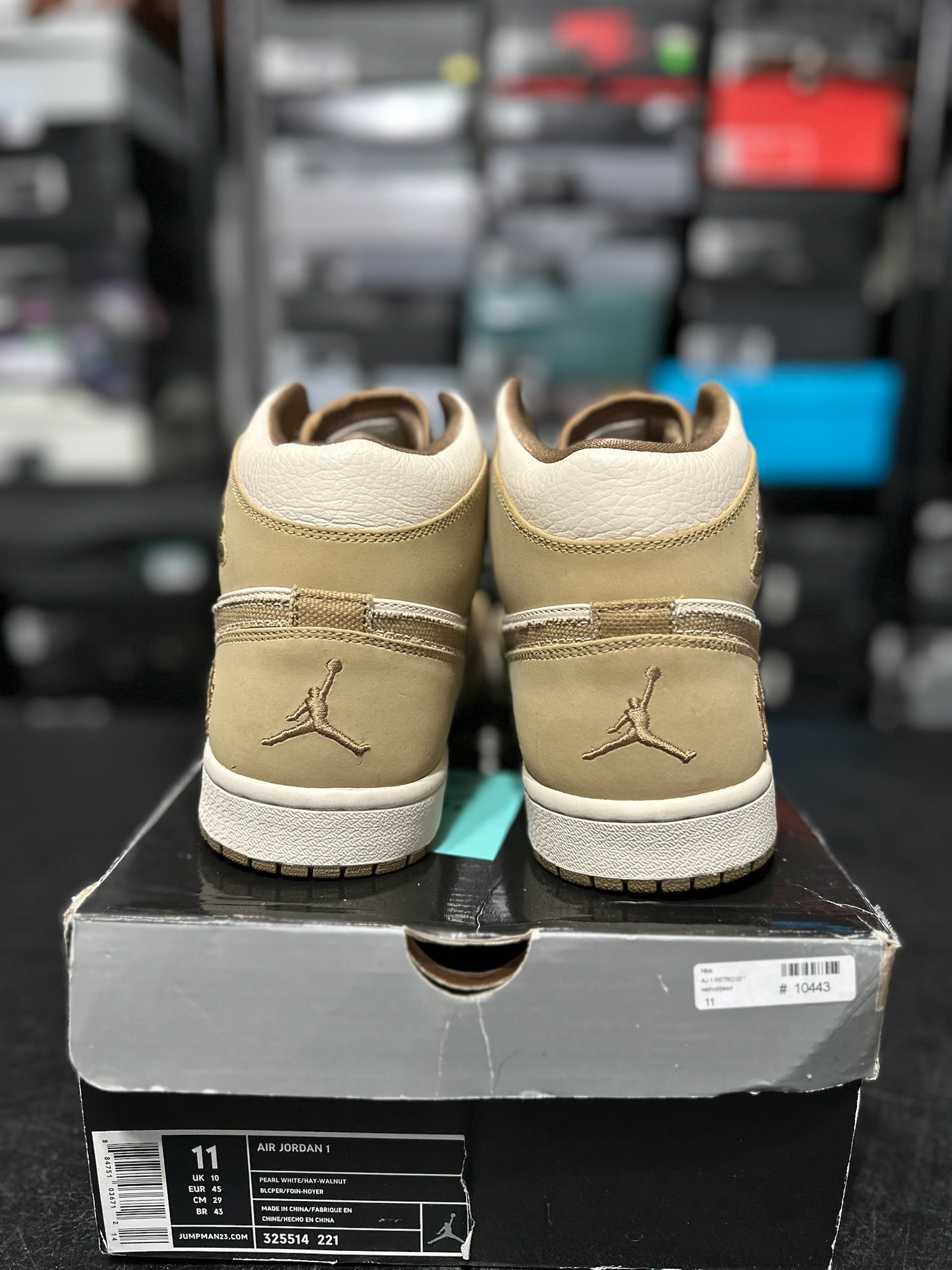 Size 11 - J1 Armed Forces Pearl White