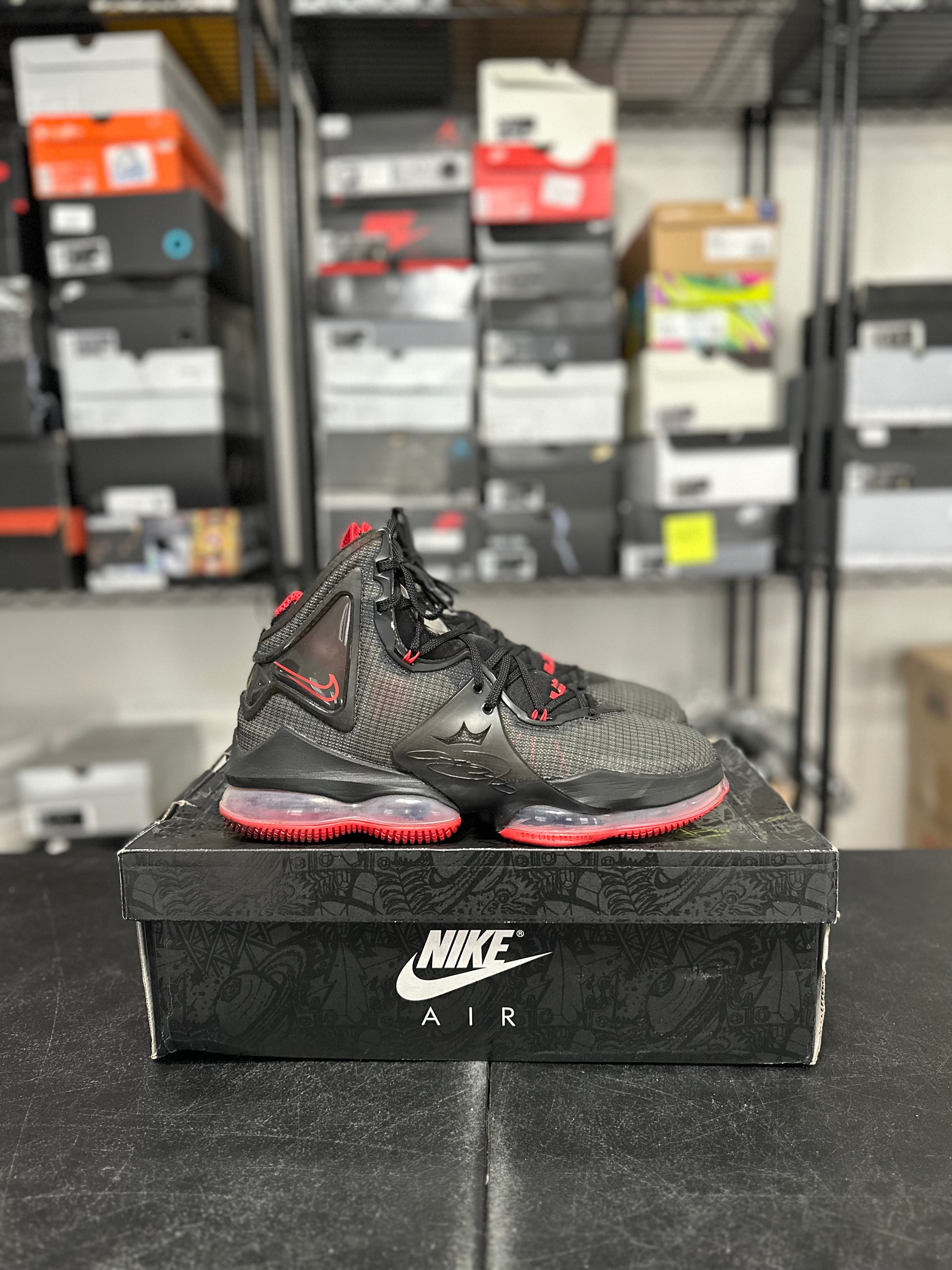 Size 11 - LeBron 19 bred