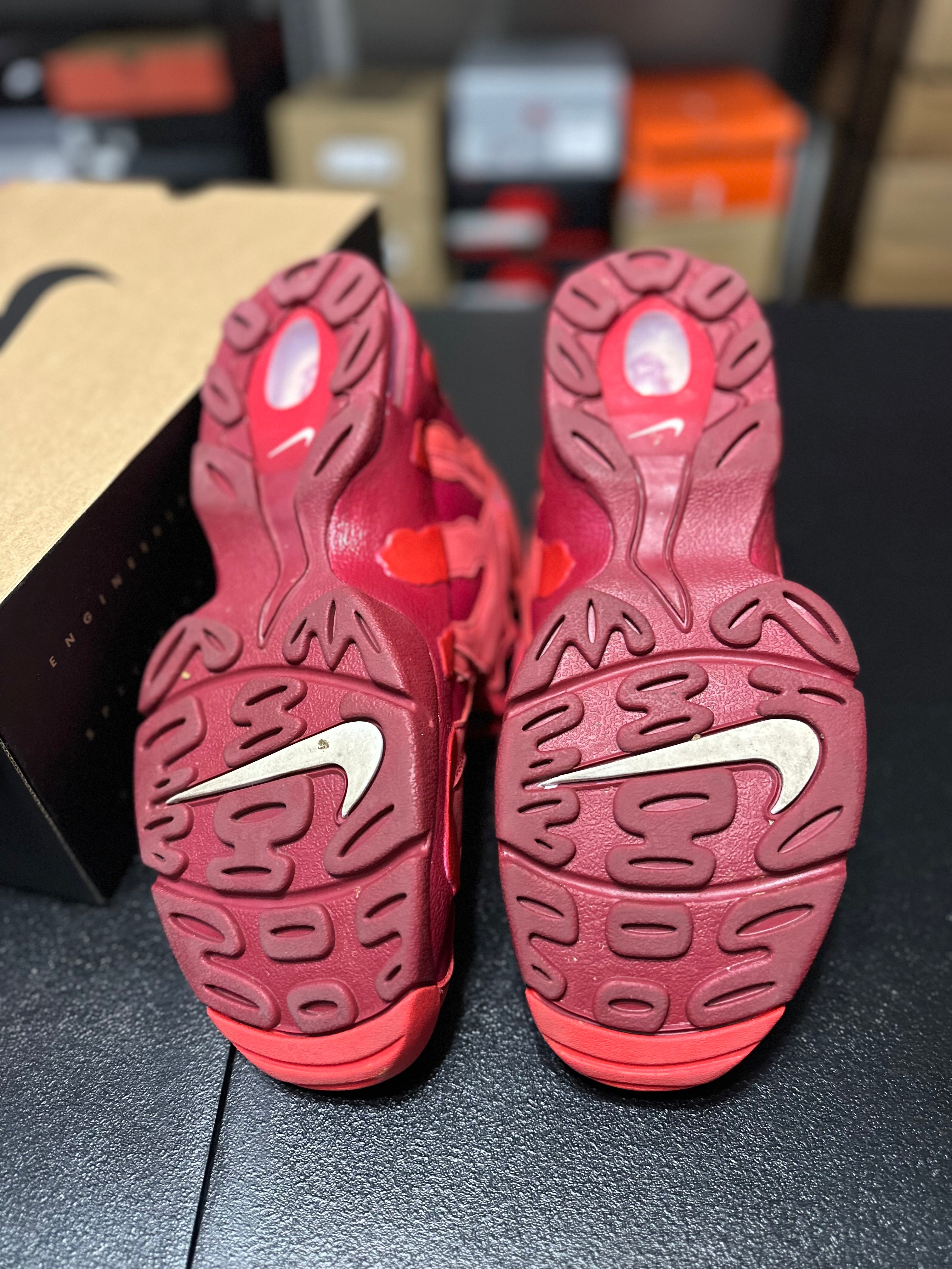 Size 10.5 - Nike air DT Max ‘96 university red