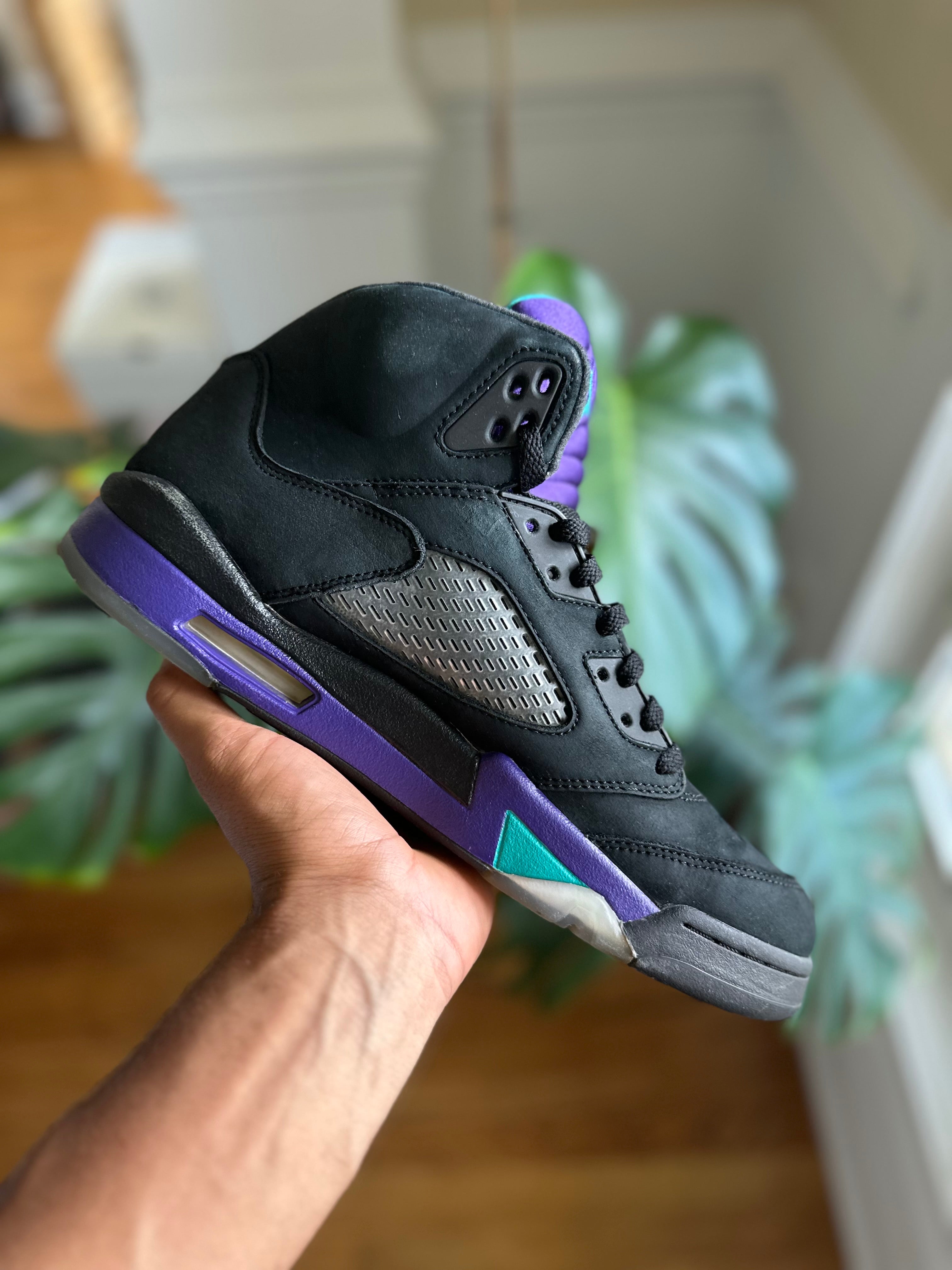 Size 10.5 - J5 black grape
