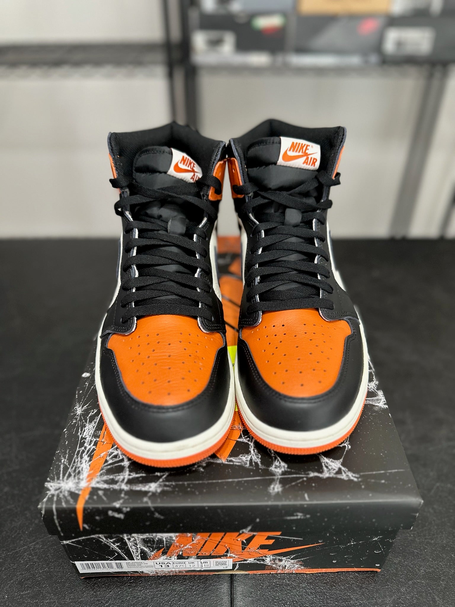 Size 13 - J1 High Shattered Backboard