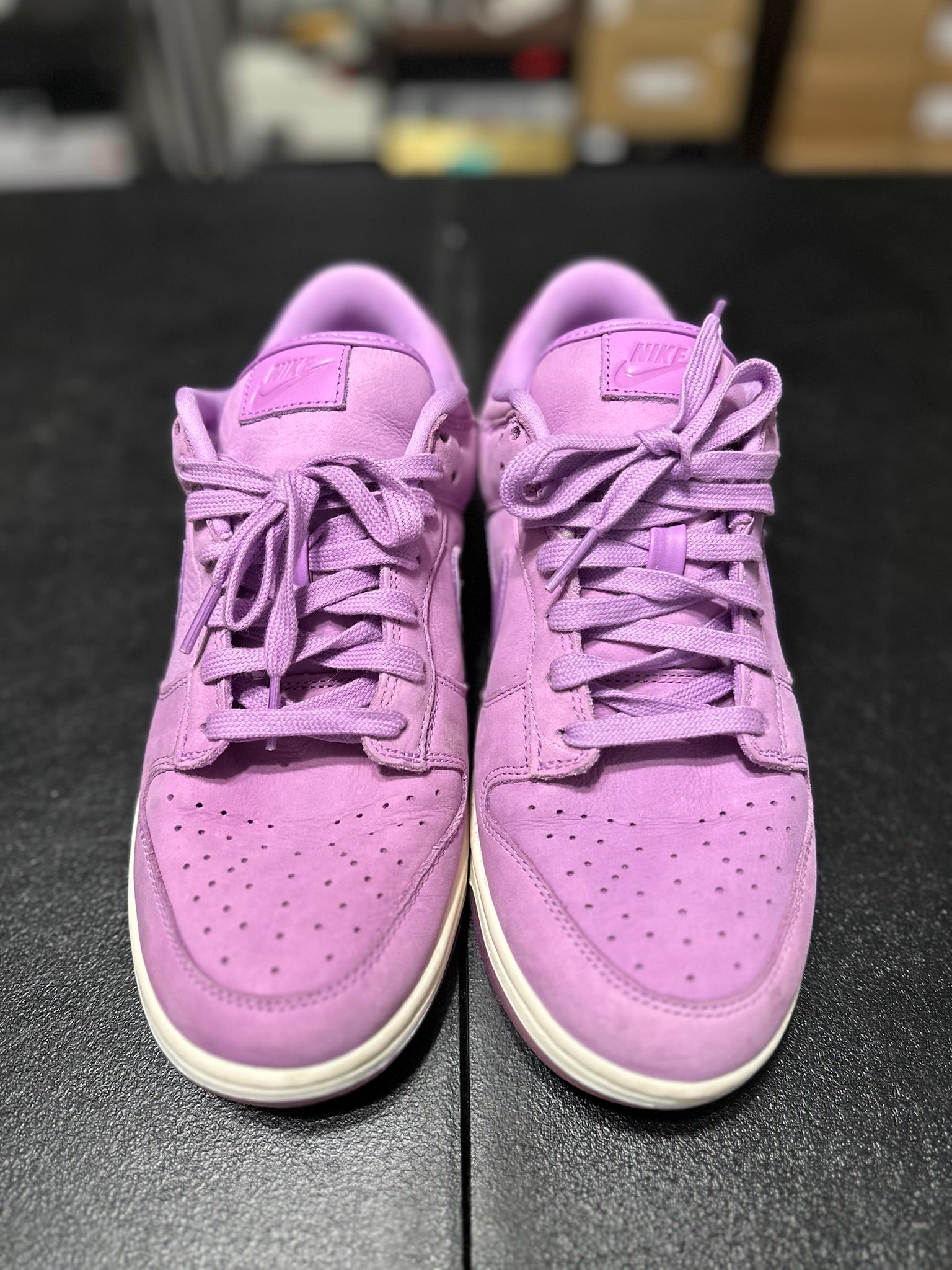Size 8.5 - (10W) Dunk Low PRM MF Rush Fuchsia