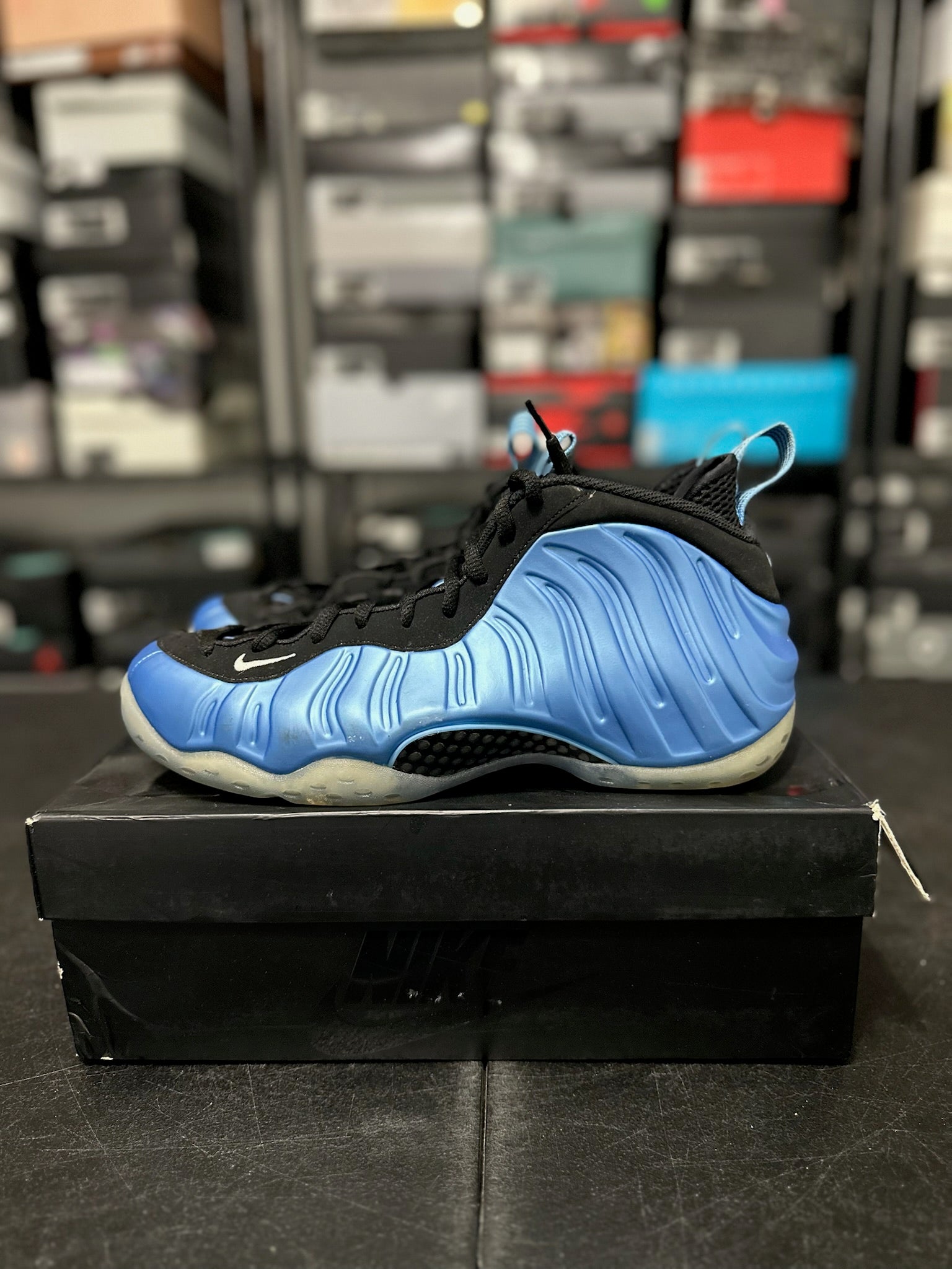 Size 10 - Foamposite 1 University Blue