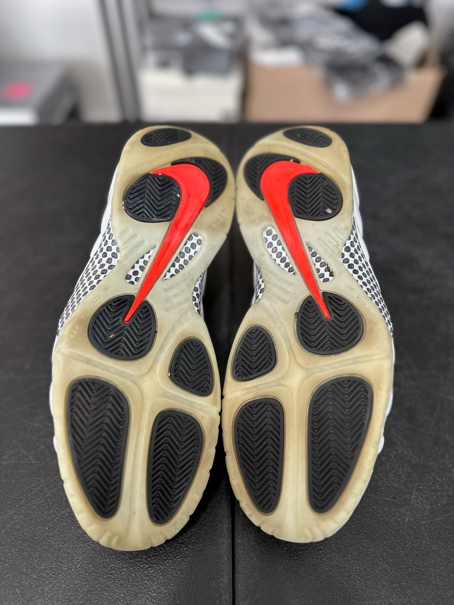 Size 12 - Foamposite Pro Pure Platinum