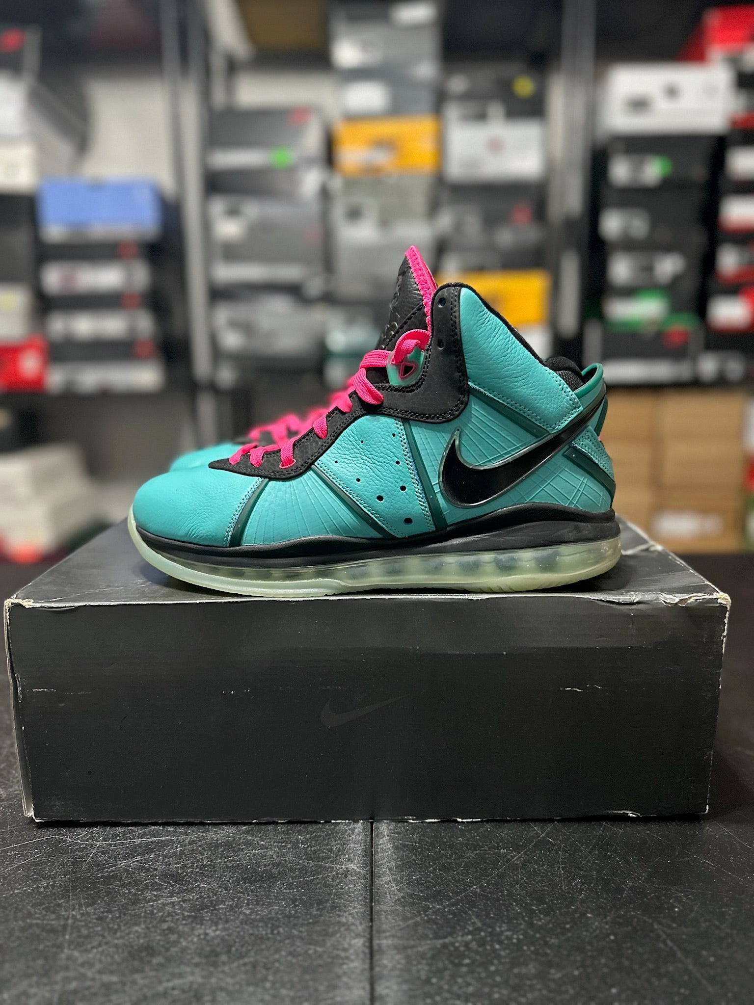 Size 9.5 - LeBron 8 South Beach