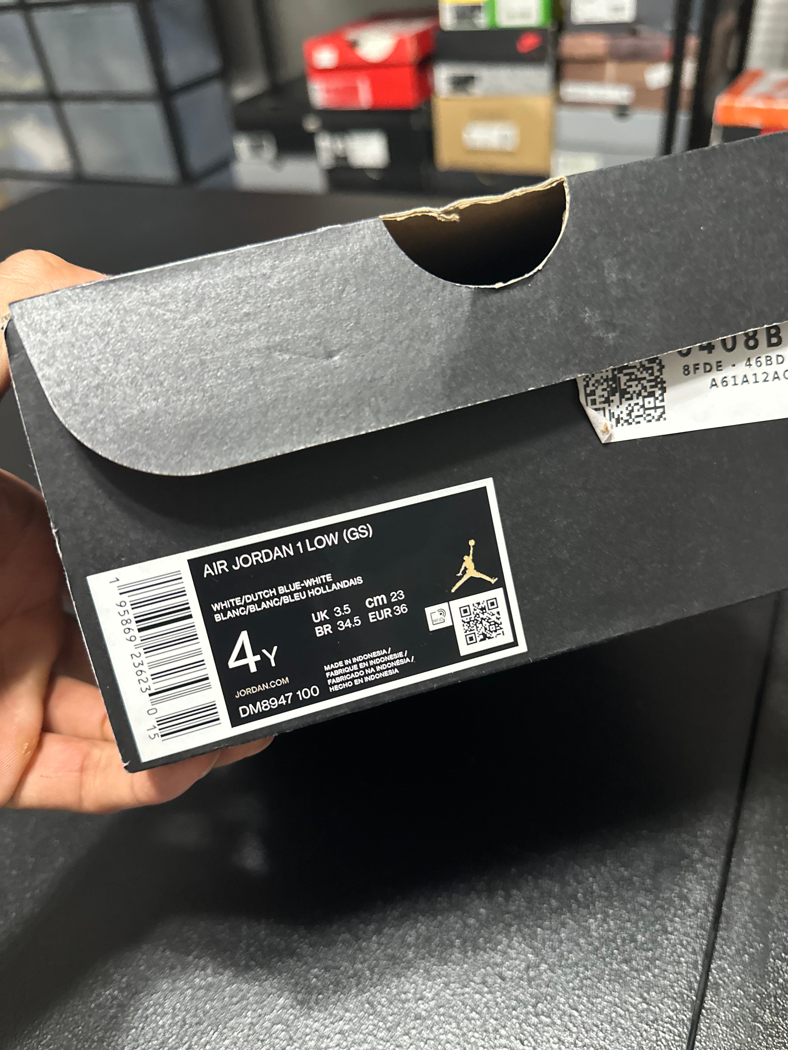 Size 4y - J1 low denim