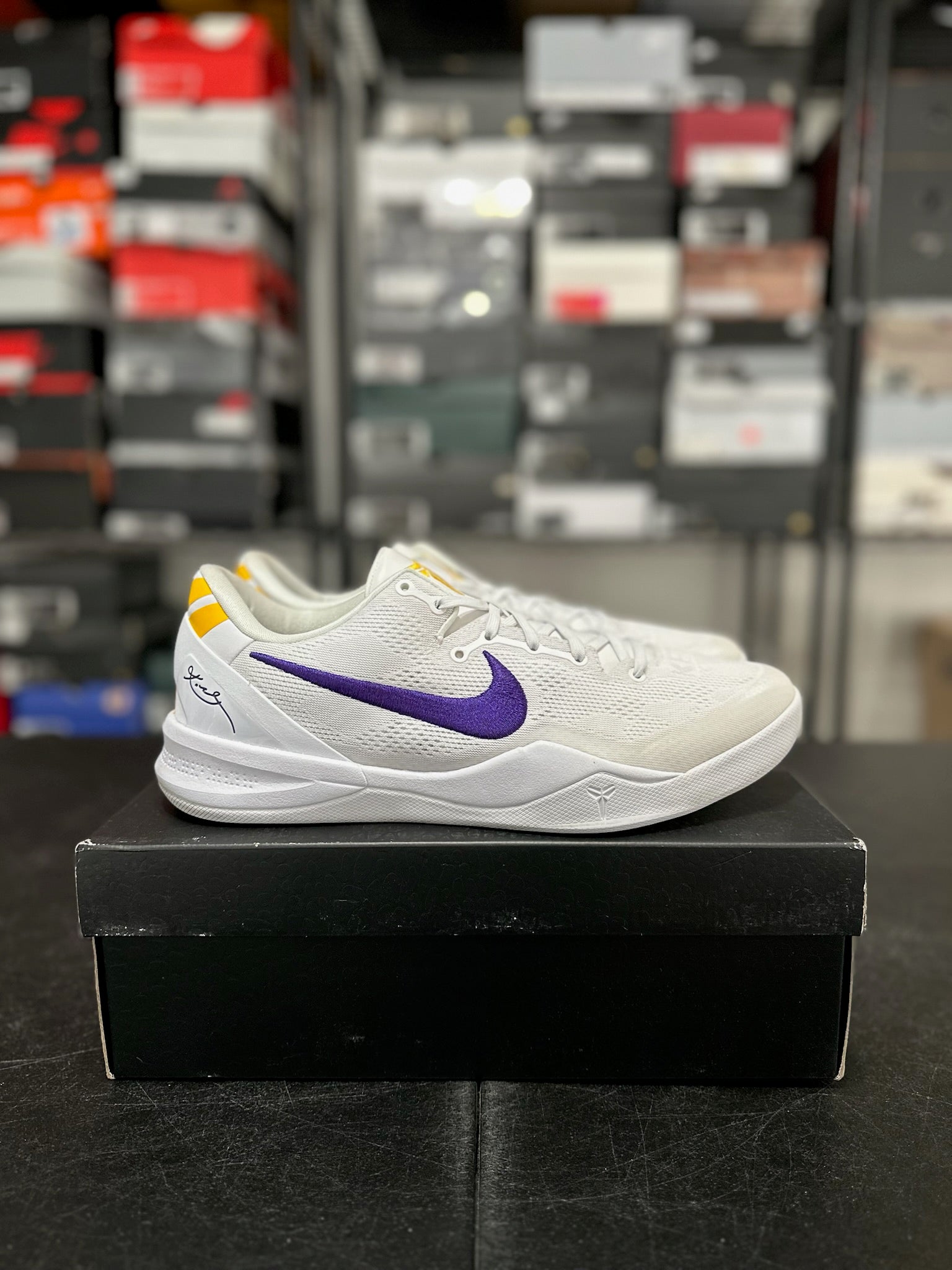 Size 12 - Kobe 8 Protro Lakers Home