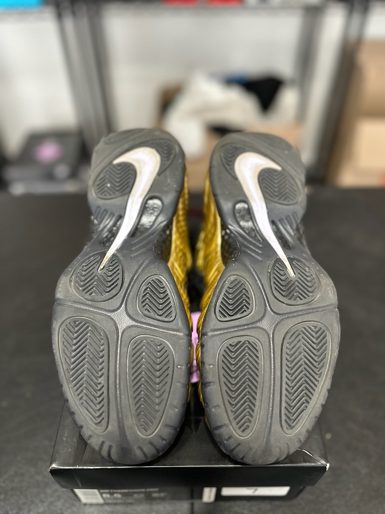 Size 8.5 - Foamposite Pro Metallic Gold