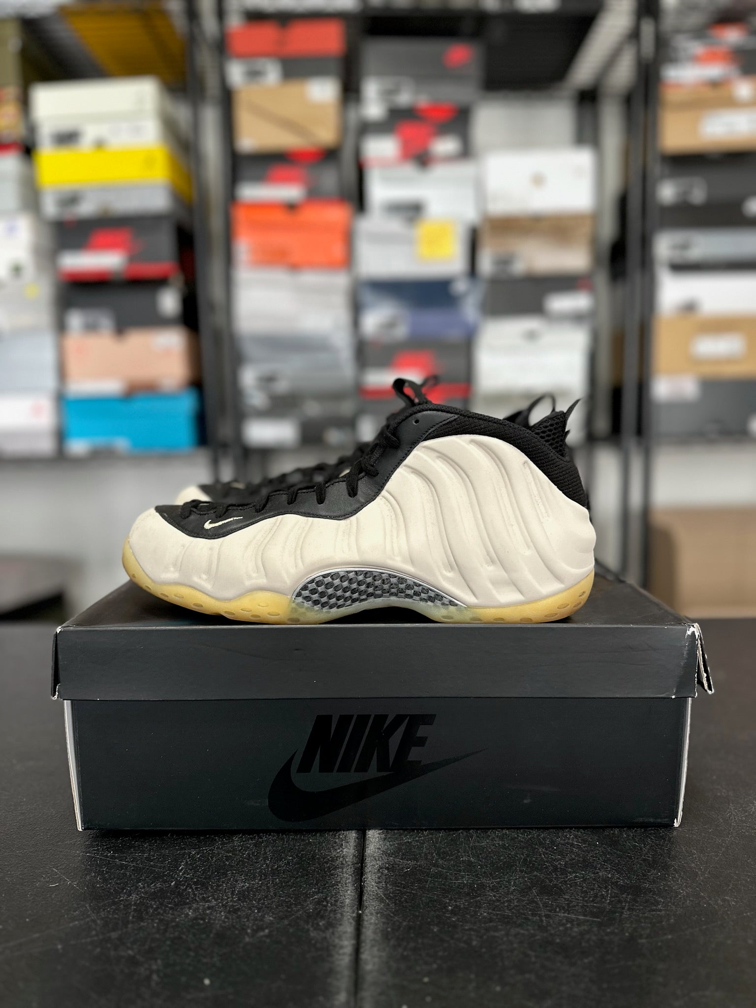 Size 12 - Foamposite 1 Light Orewood Brown