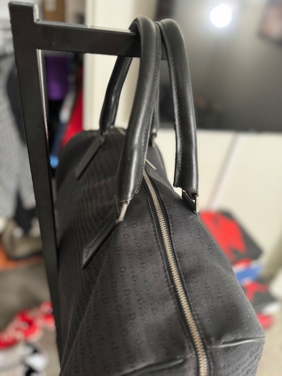 black Dior duffle '18