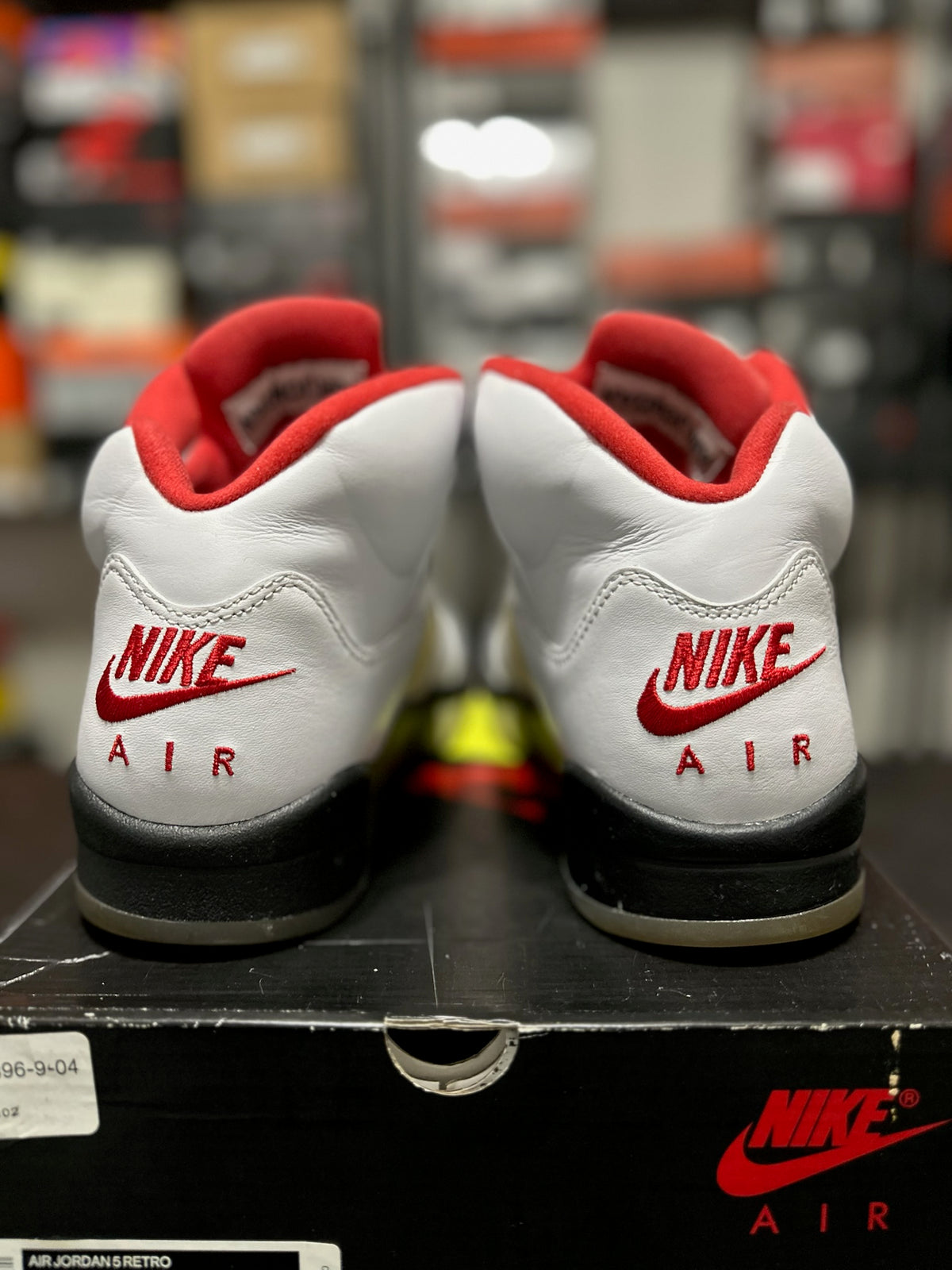 Size 10 - J5 Fire Red Silver Tongue