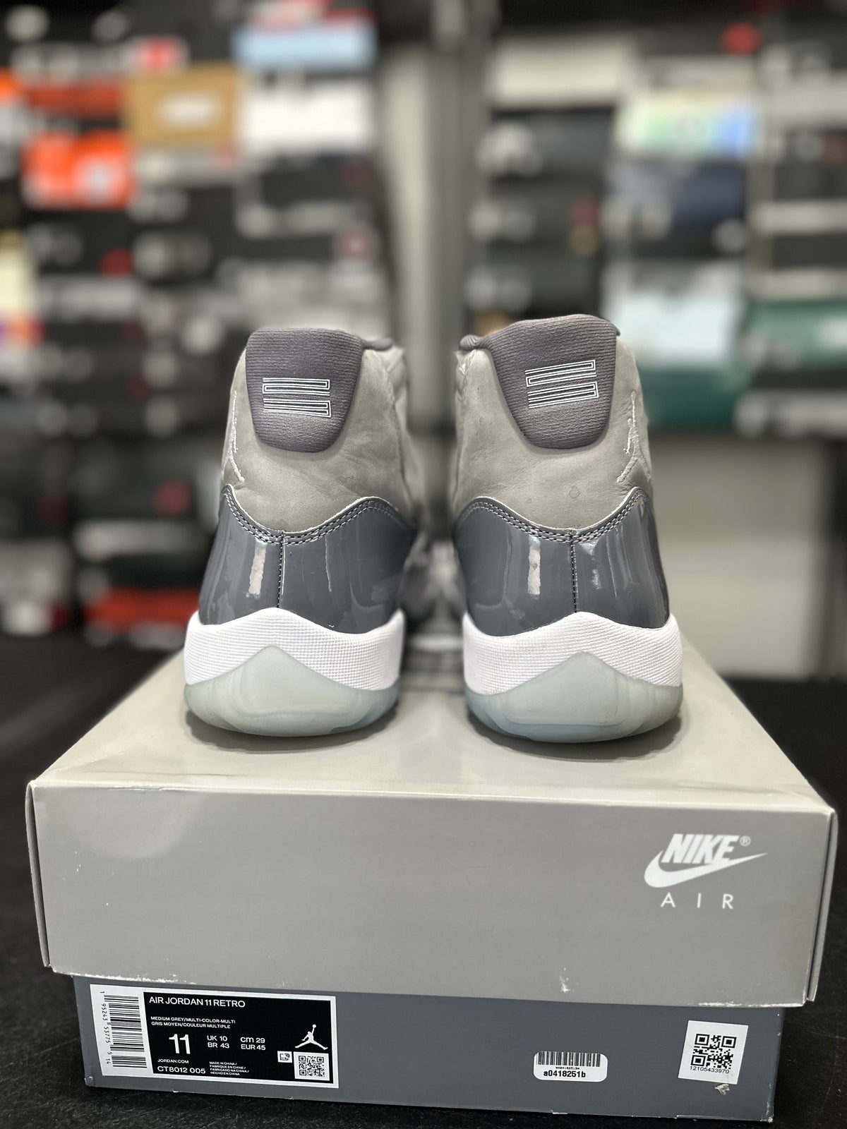 Size 11 - J11 Cool grey