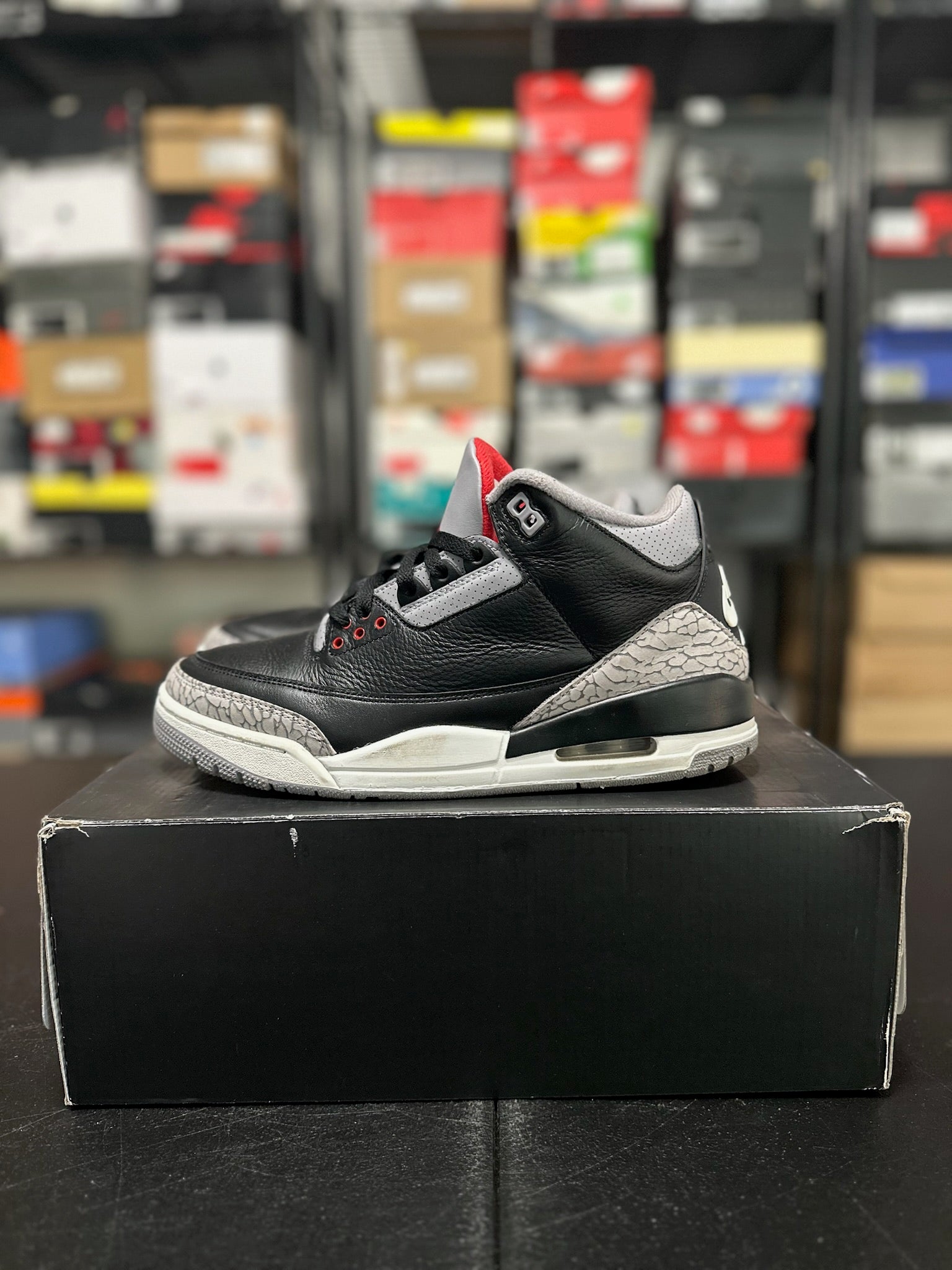 Size 9.5 - J3 Black Cement Reimagined