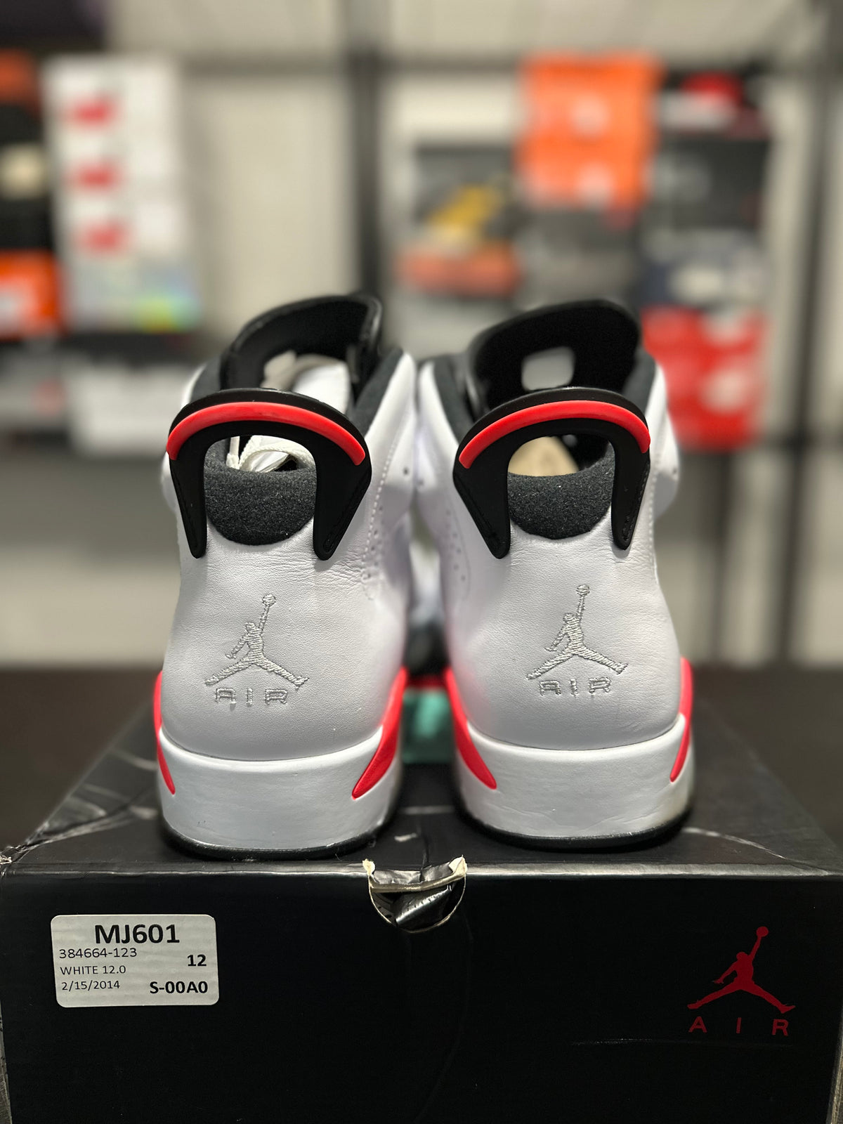 Size 12 - J6 white infrared