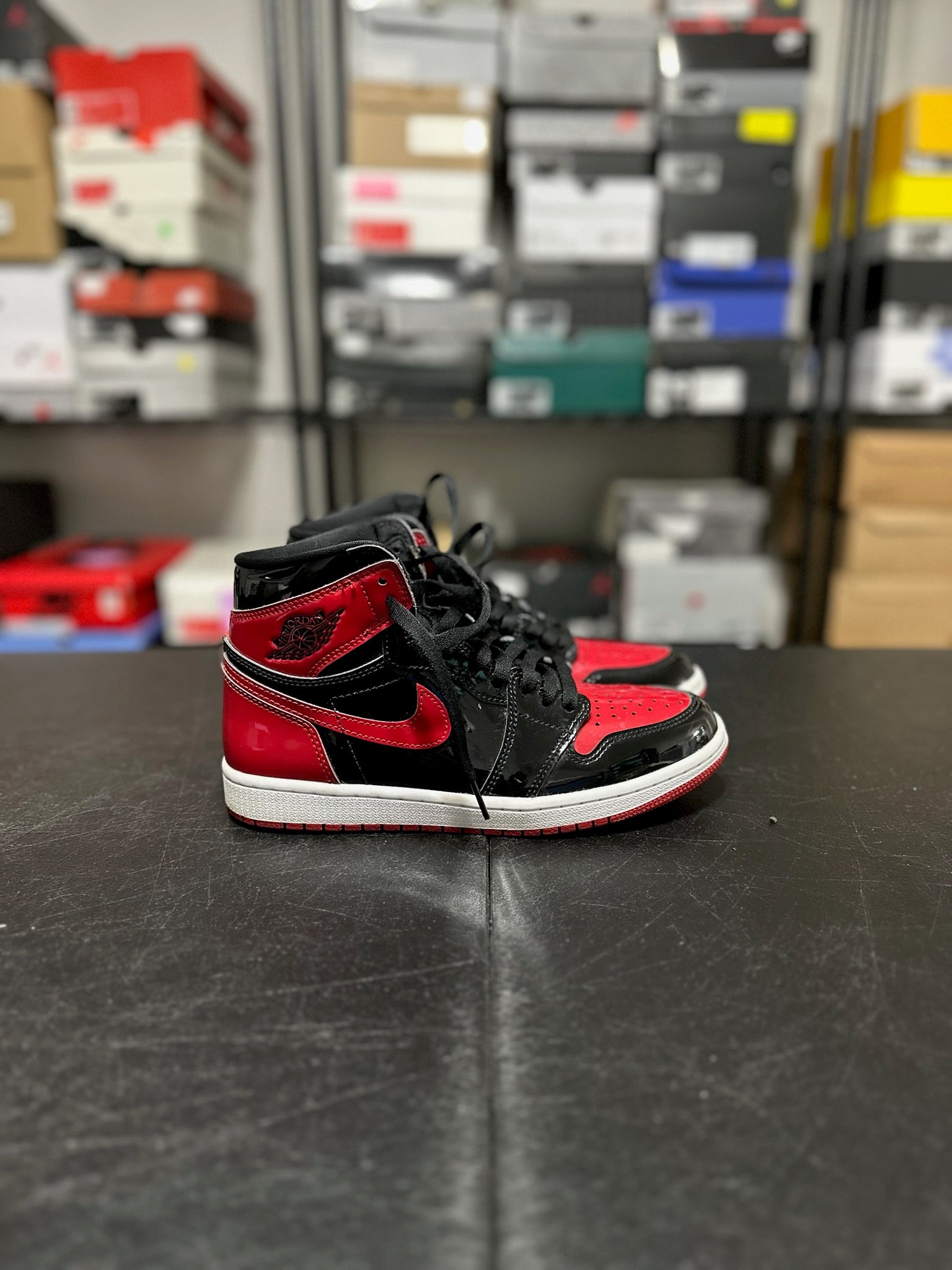 Size 8 - J1 High Patent Bred