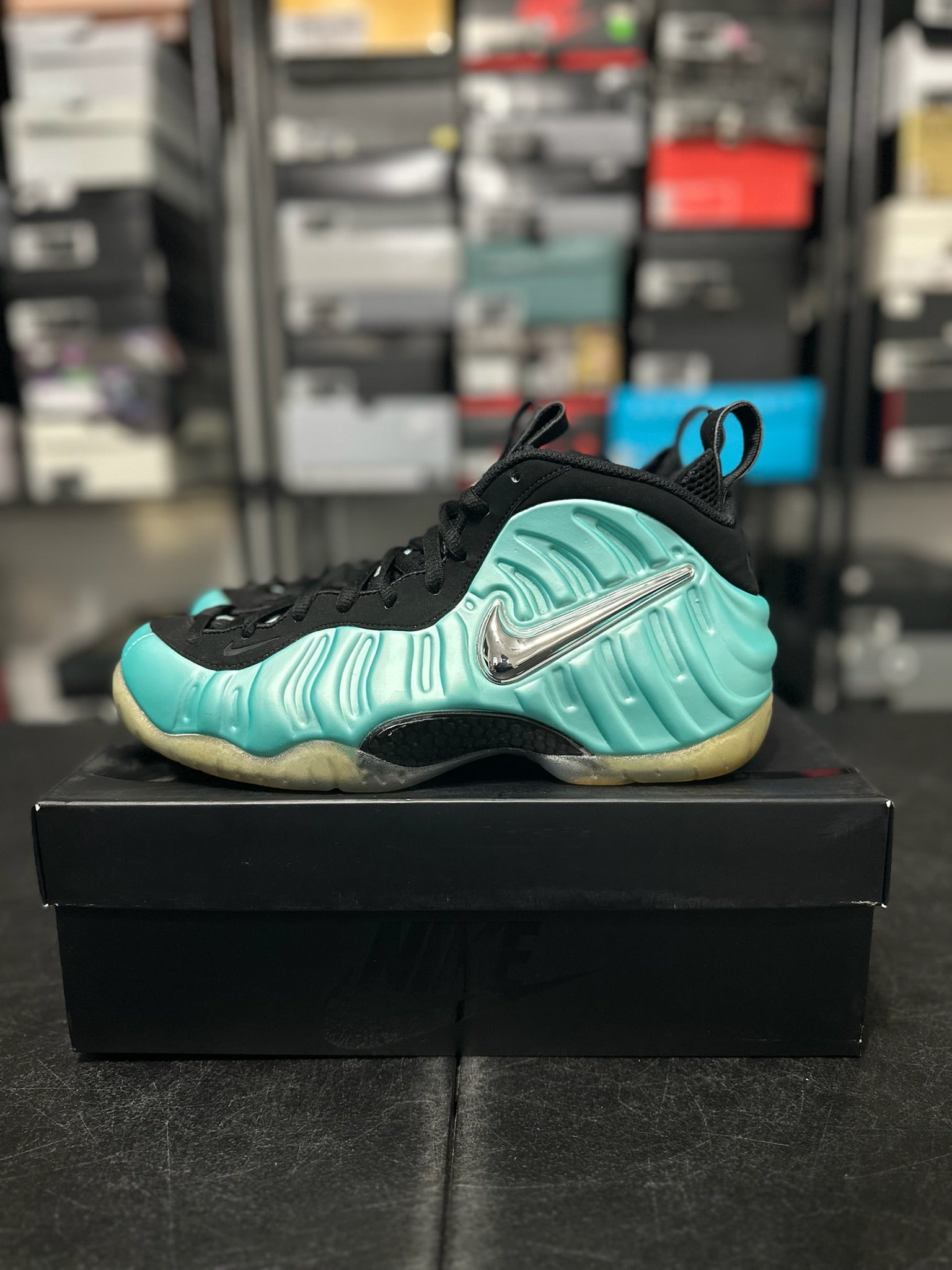 Size 9 - Foamposite Pro Island Green