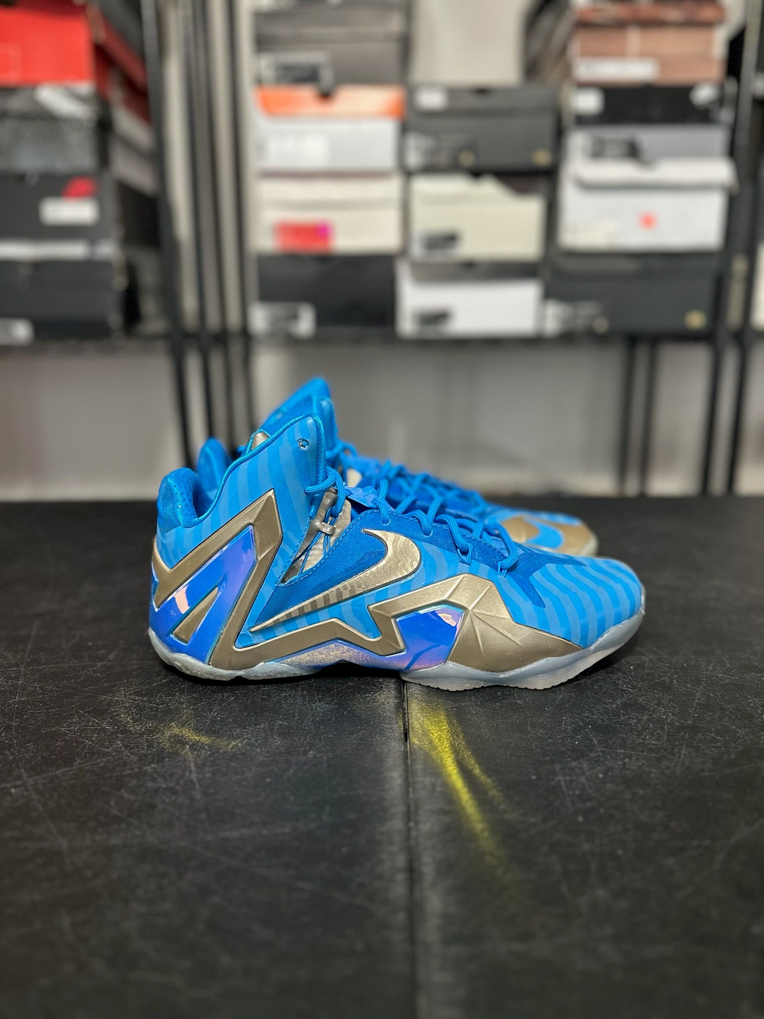 Size 11.5 - LeBron 11 Maison 3M Blue