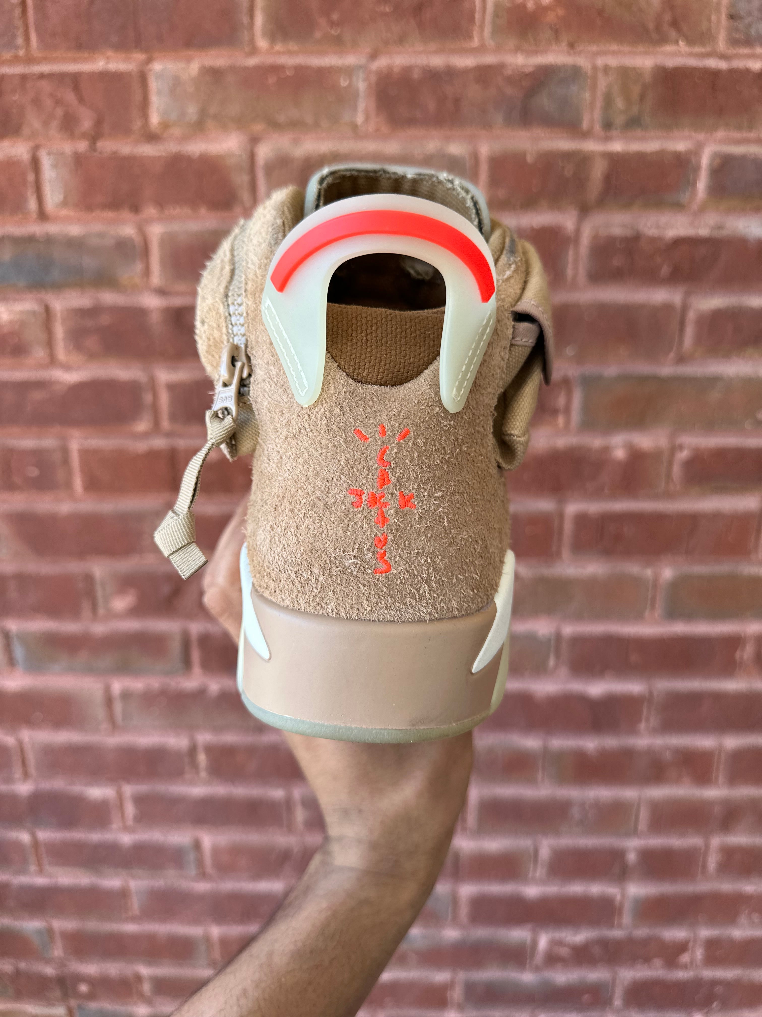 Size 12 - J6 Travis Scott British khaki