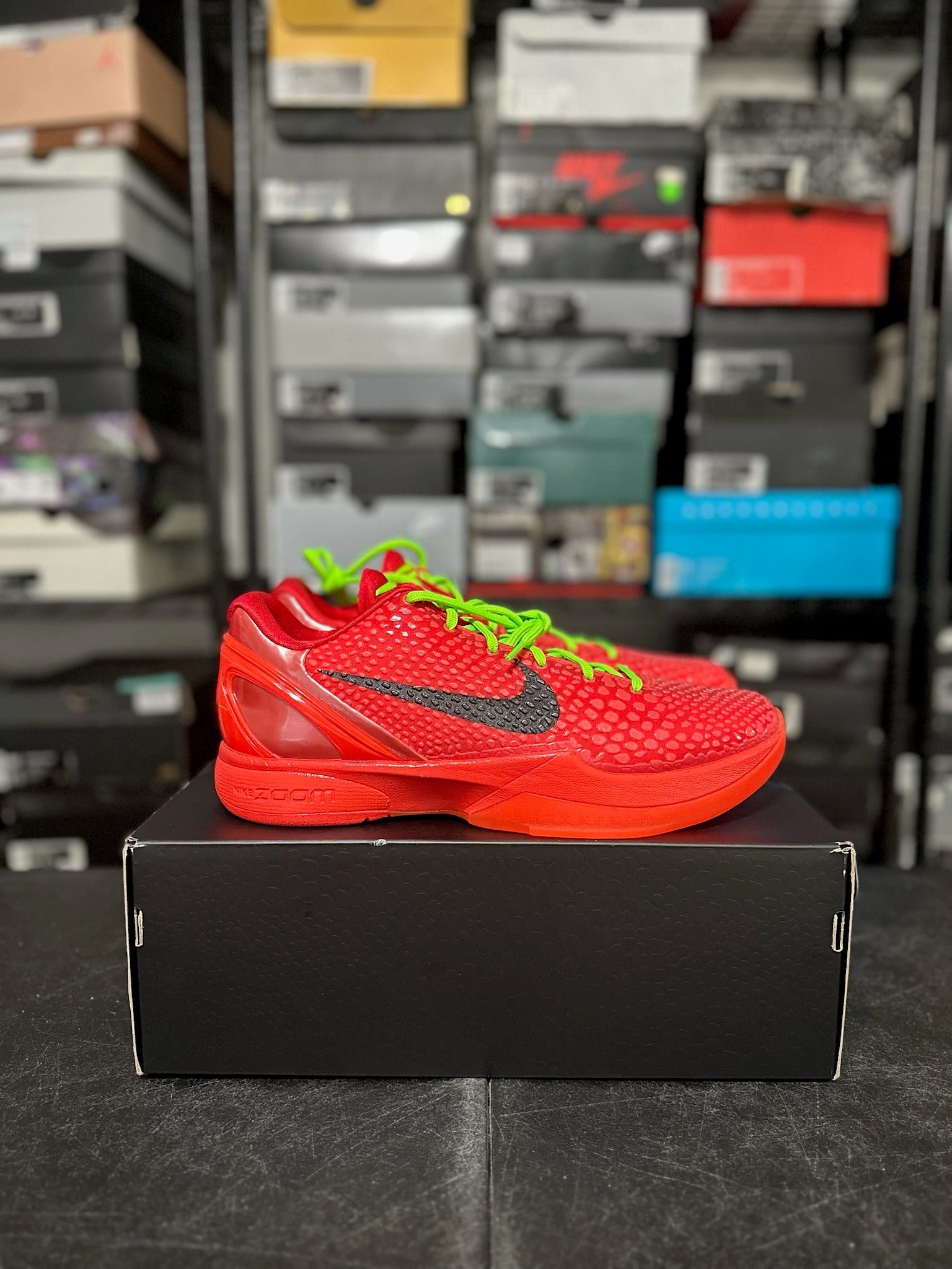 Size 12 - Kobe 6 Protro Reverse Grinch DS