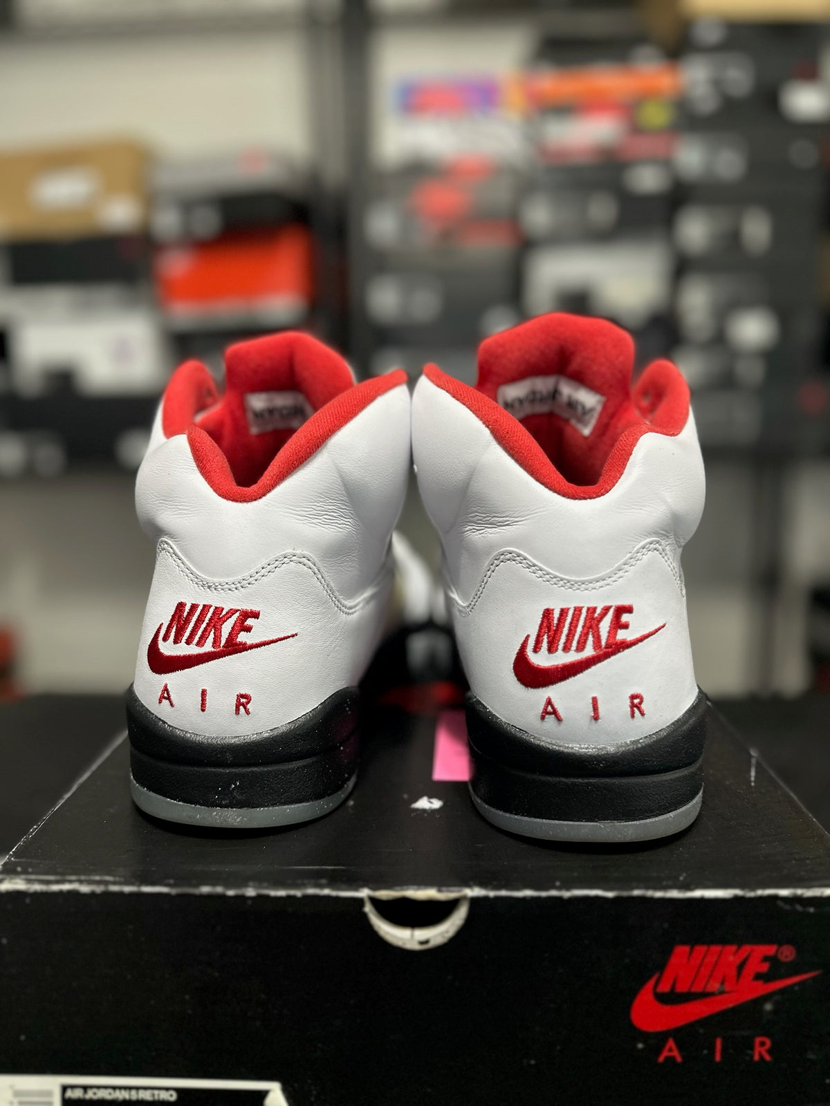 Size 11 - J5 Fire Red Silver Tongue