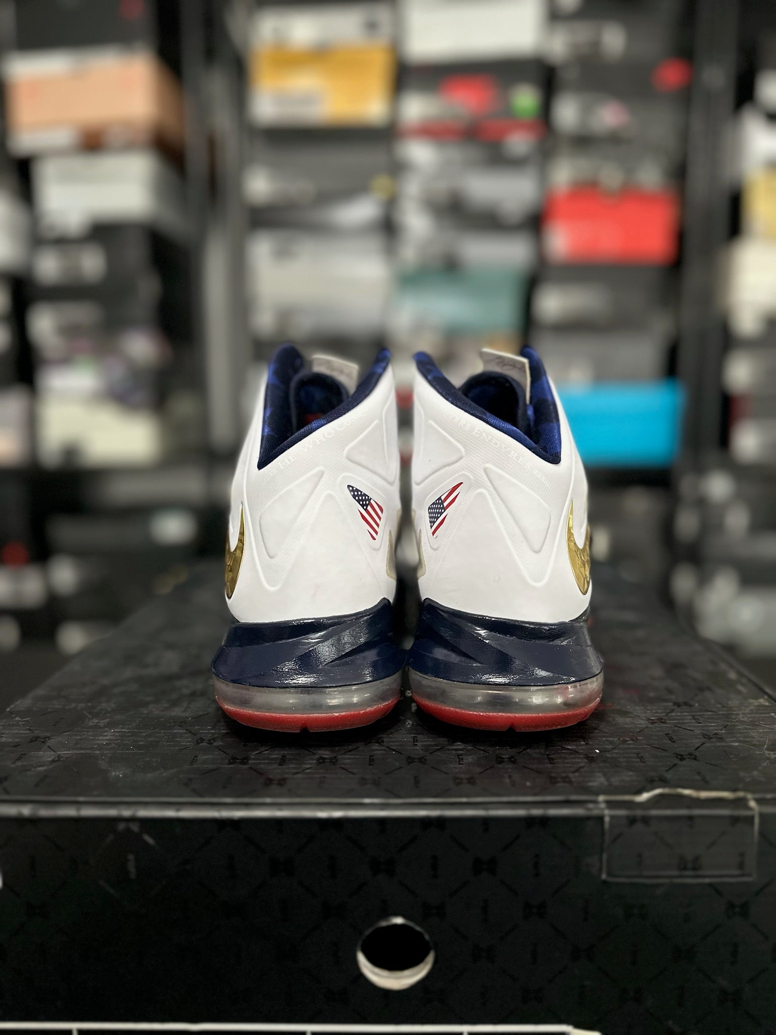 Size 9 - LeBron 10 Gold Medal