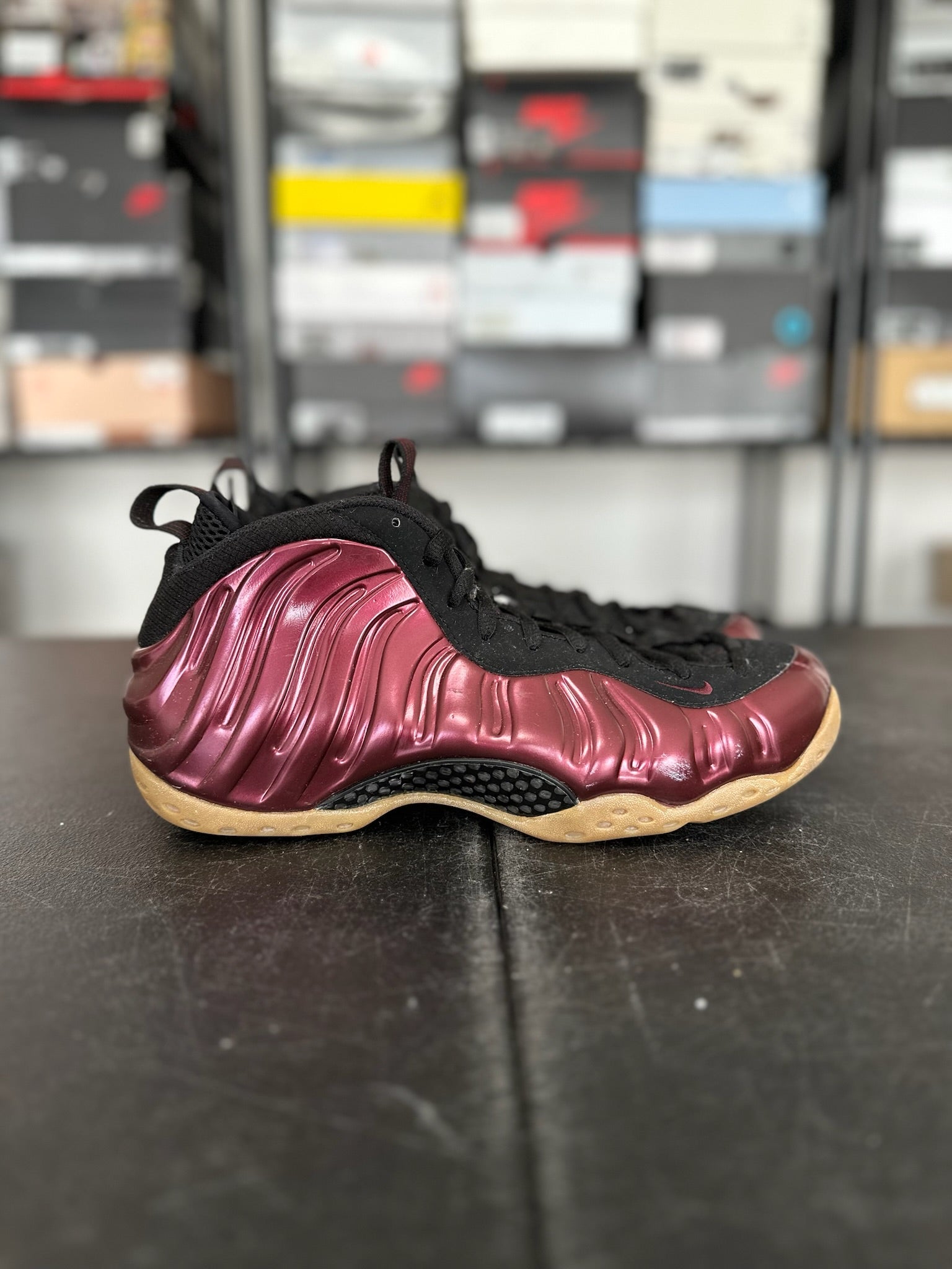 Size 12 - Foamposite 1 Maroon