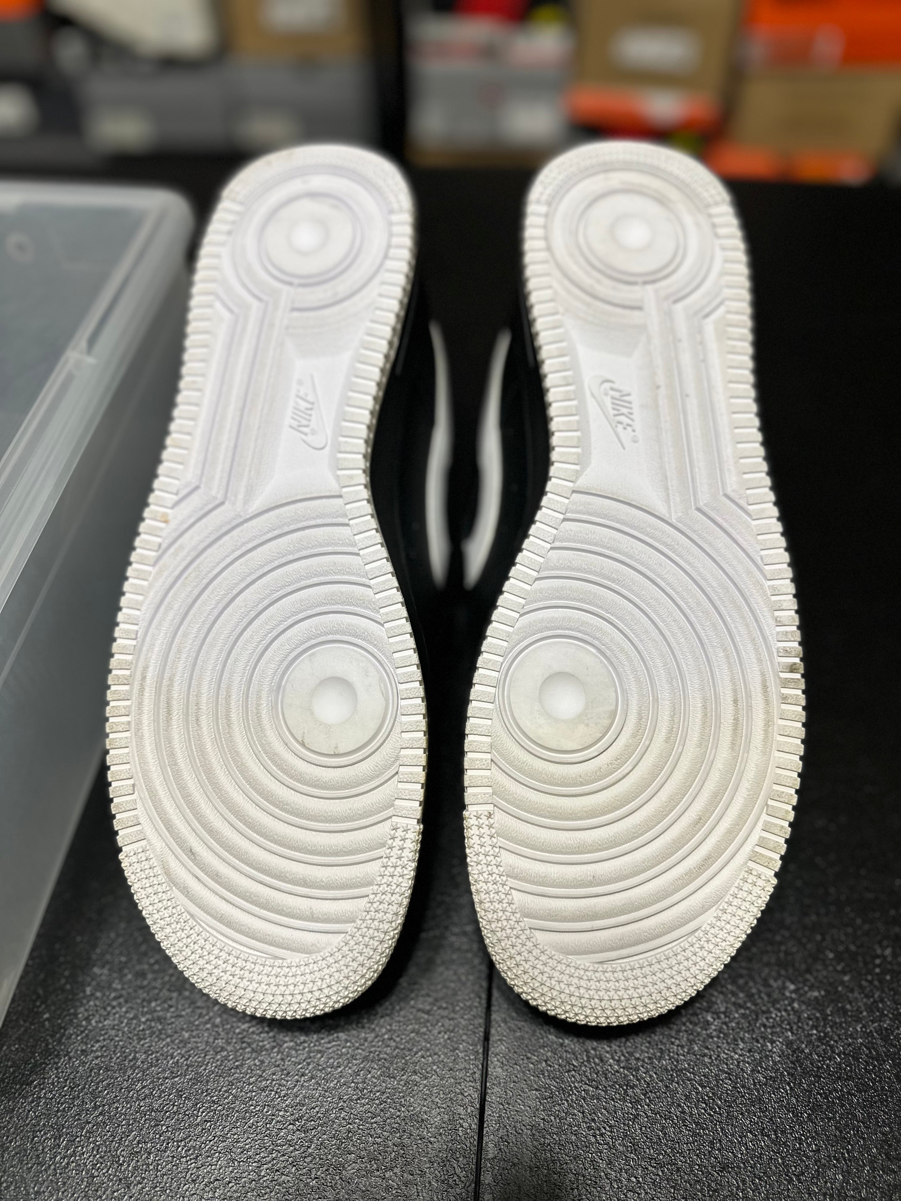 Size 13 - AF1 low black white outsole