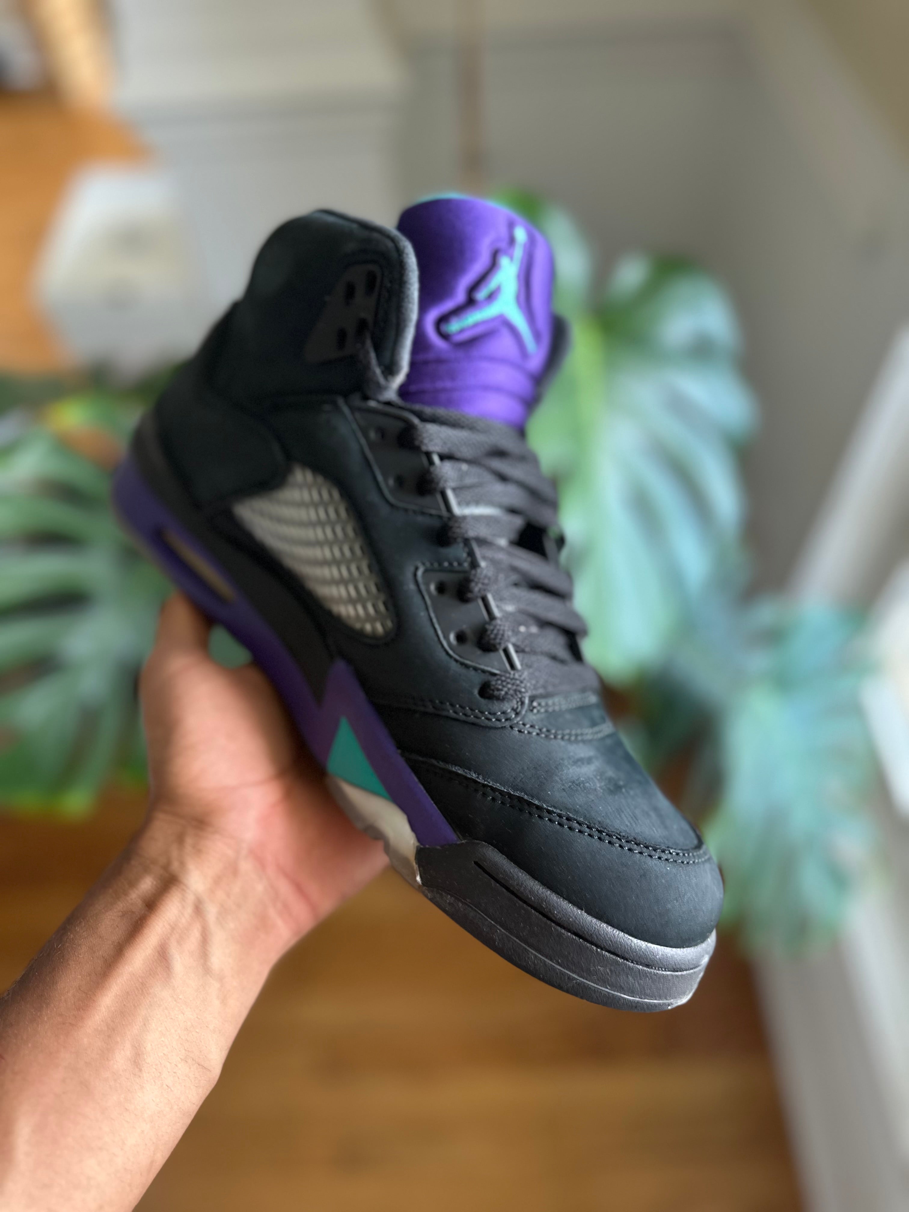 Size 10.5 - J5 black grape
