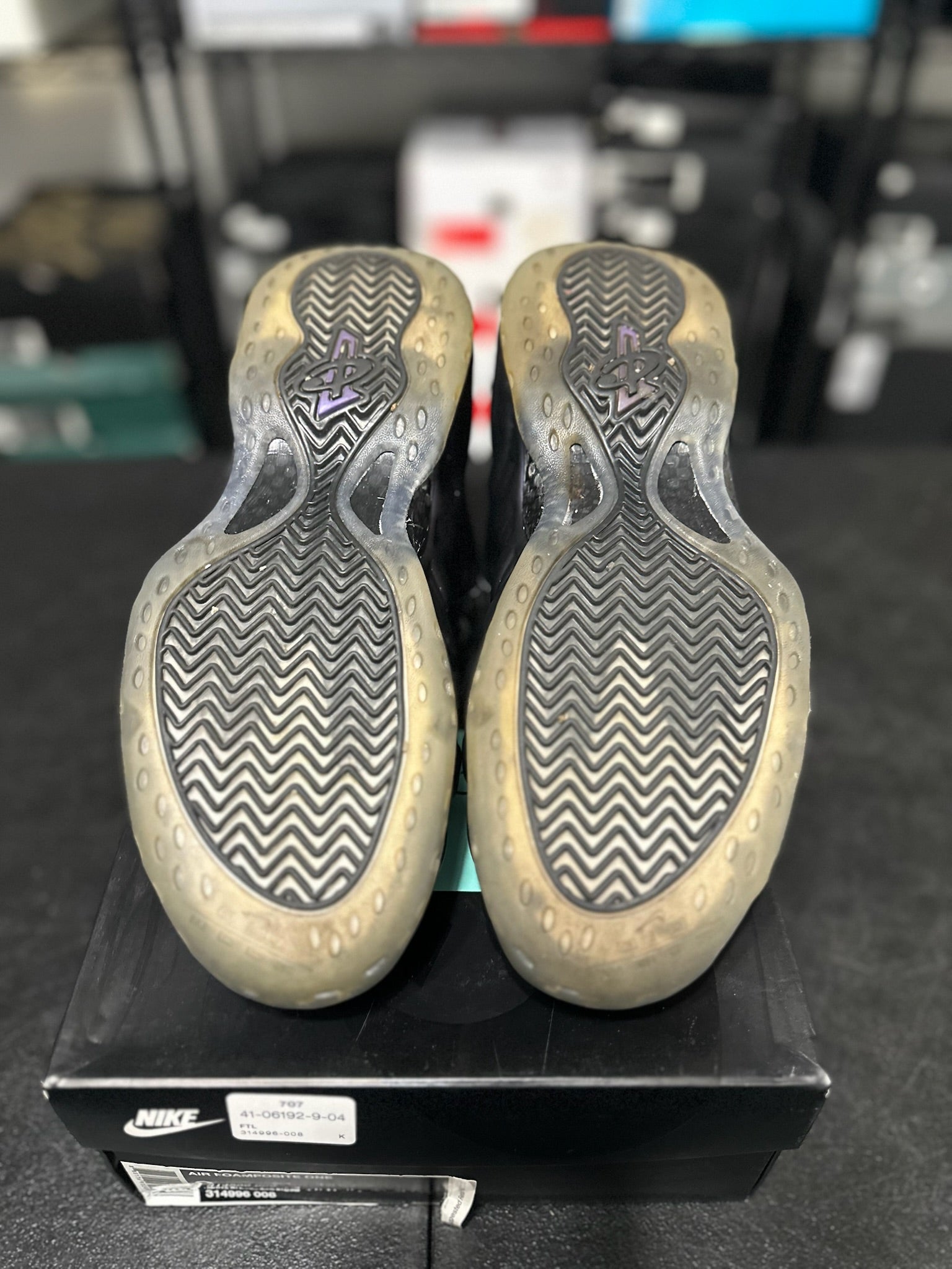 Size 9 - Foamposite 1 Eggplant